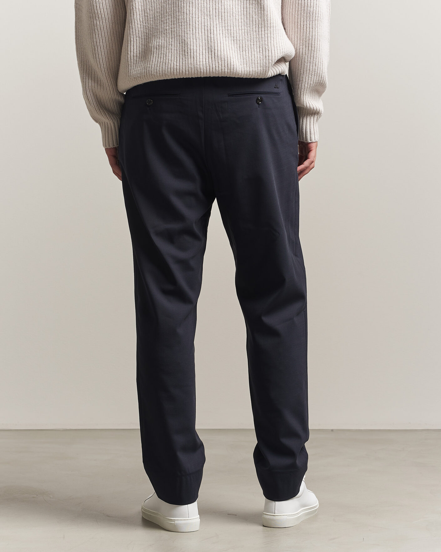 Herr | Byxor | J.Lindeberg | Harris Stretch Wool Pants JL Navy