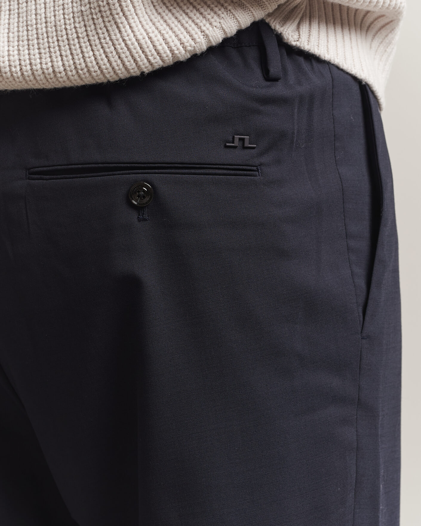 Herr | Byxor | J.Lindeberg | Harris Stretch Wool Pants JL Navy