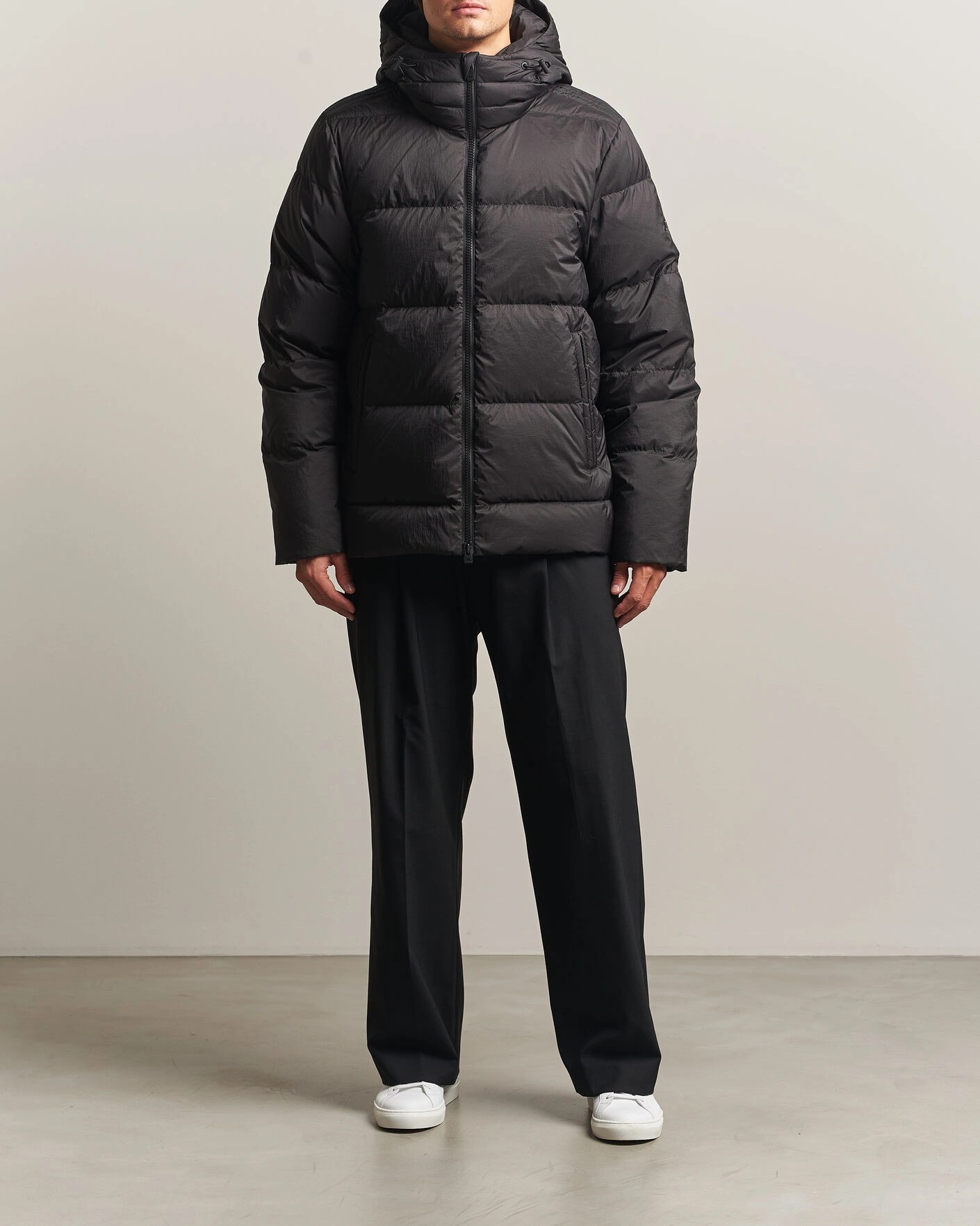Herr | Jackor | J.Lindeberg | Daryl Crinkle Down Jacket Black