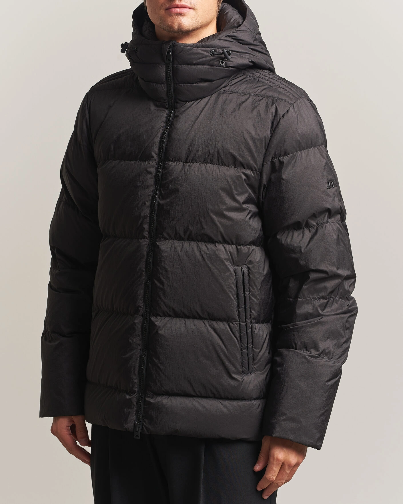 Herr | Jackor | J.Lindeberg | Daryl Crinkle Down Jacket Black