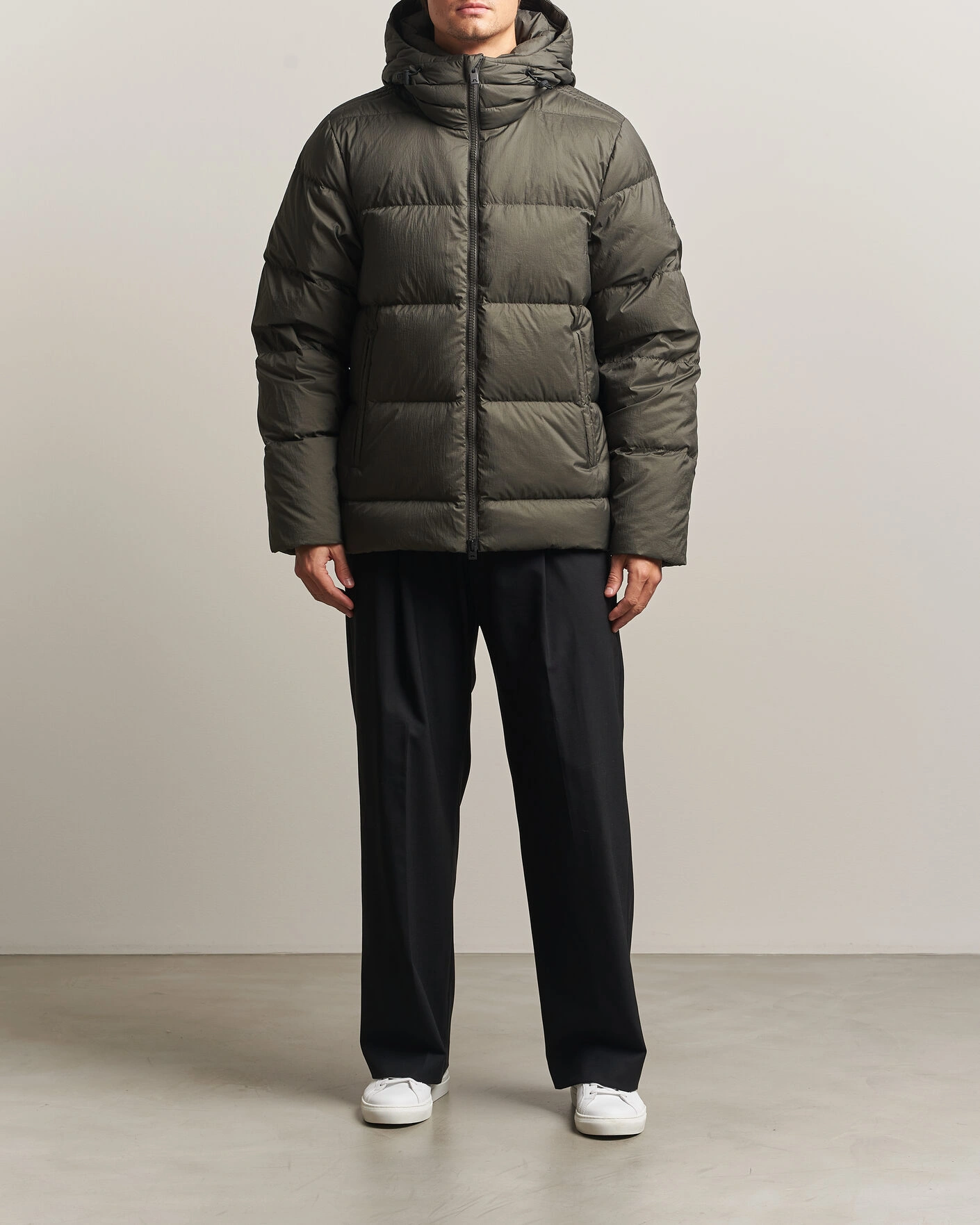 Herr | Jackor | J.Lindeberg | Daryl Crinkle Down Jacket Chimera Green
