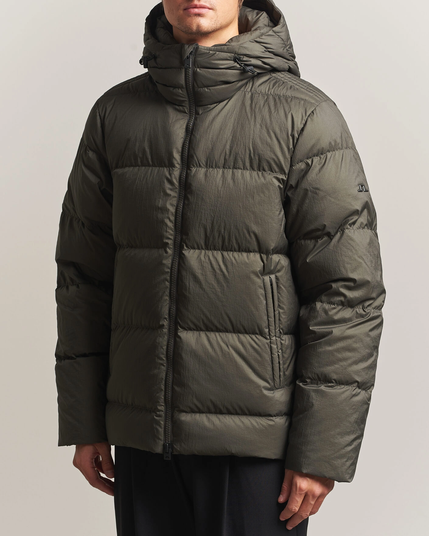 Herr | Jackor | J.Lindeberg | Daryl Crinkle Down Jacket Chimera Green