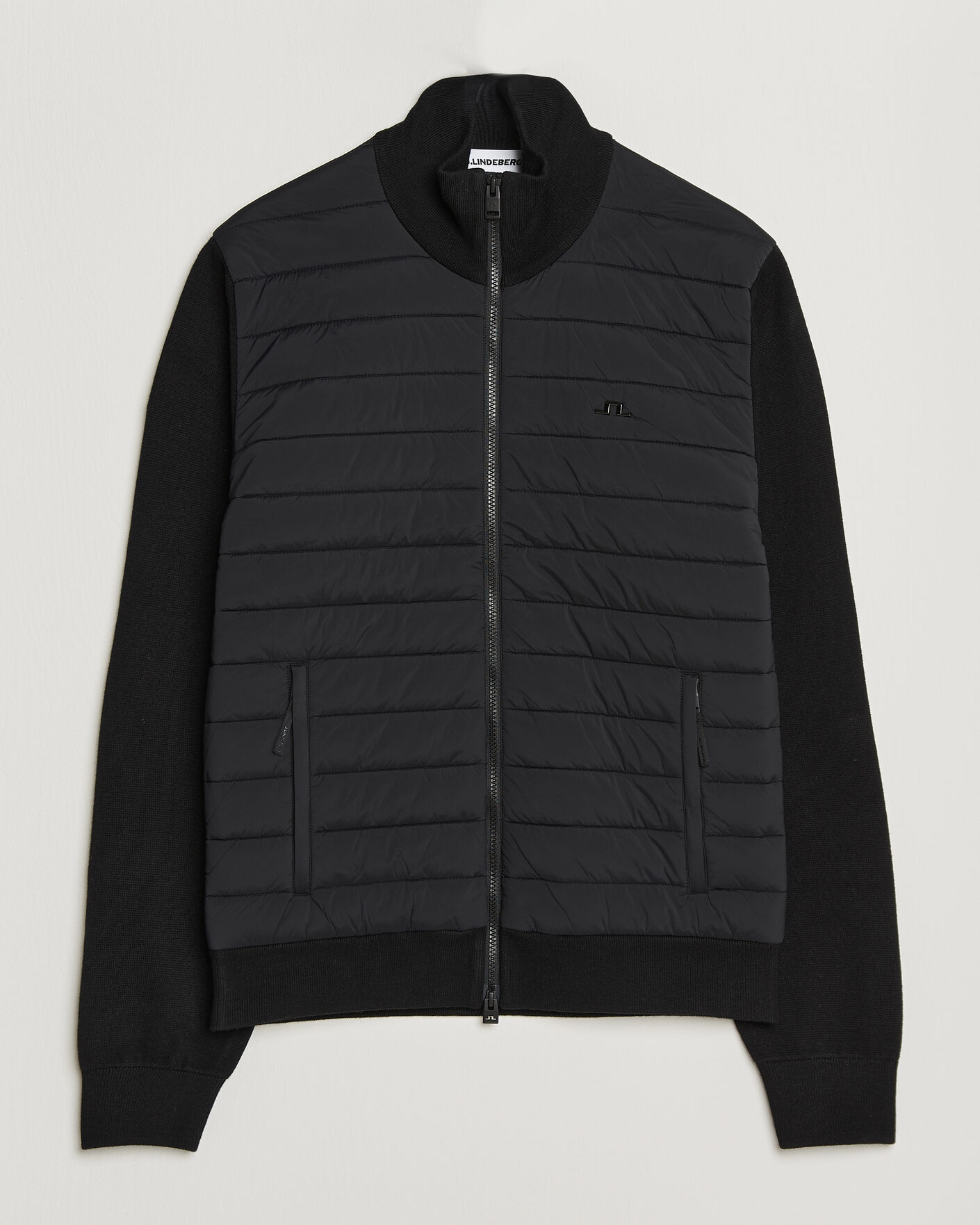 Herr | Jackor | J.Lindeberg | Boen Hybrid Jacket Black