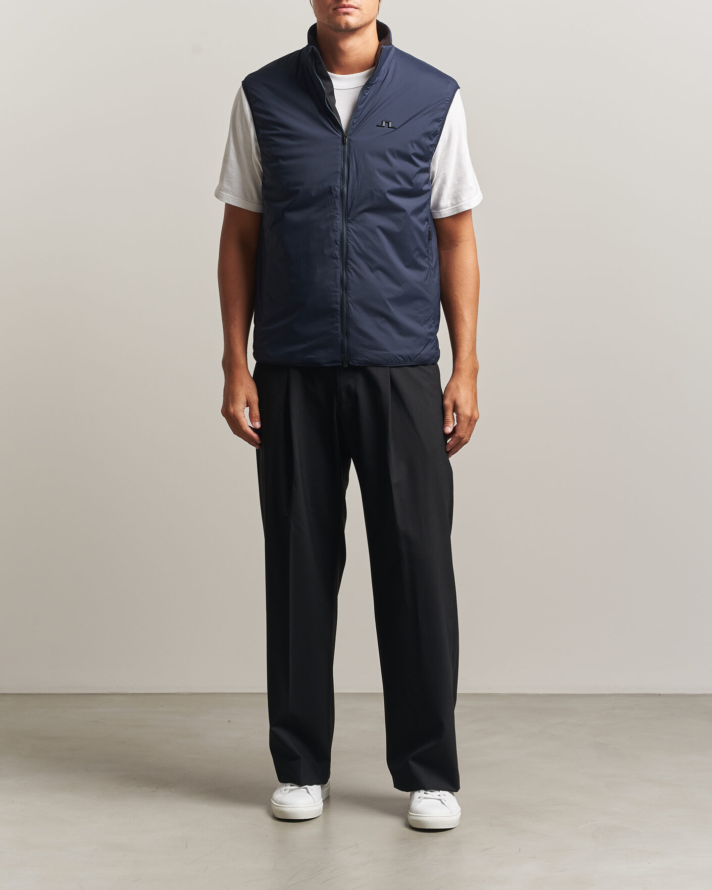 Herr | Västar | J.Lindeberg | Clinton Padded Vest JL Navy