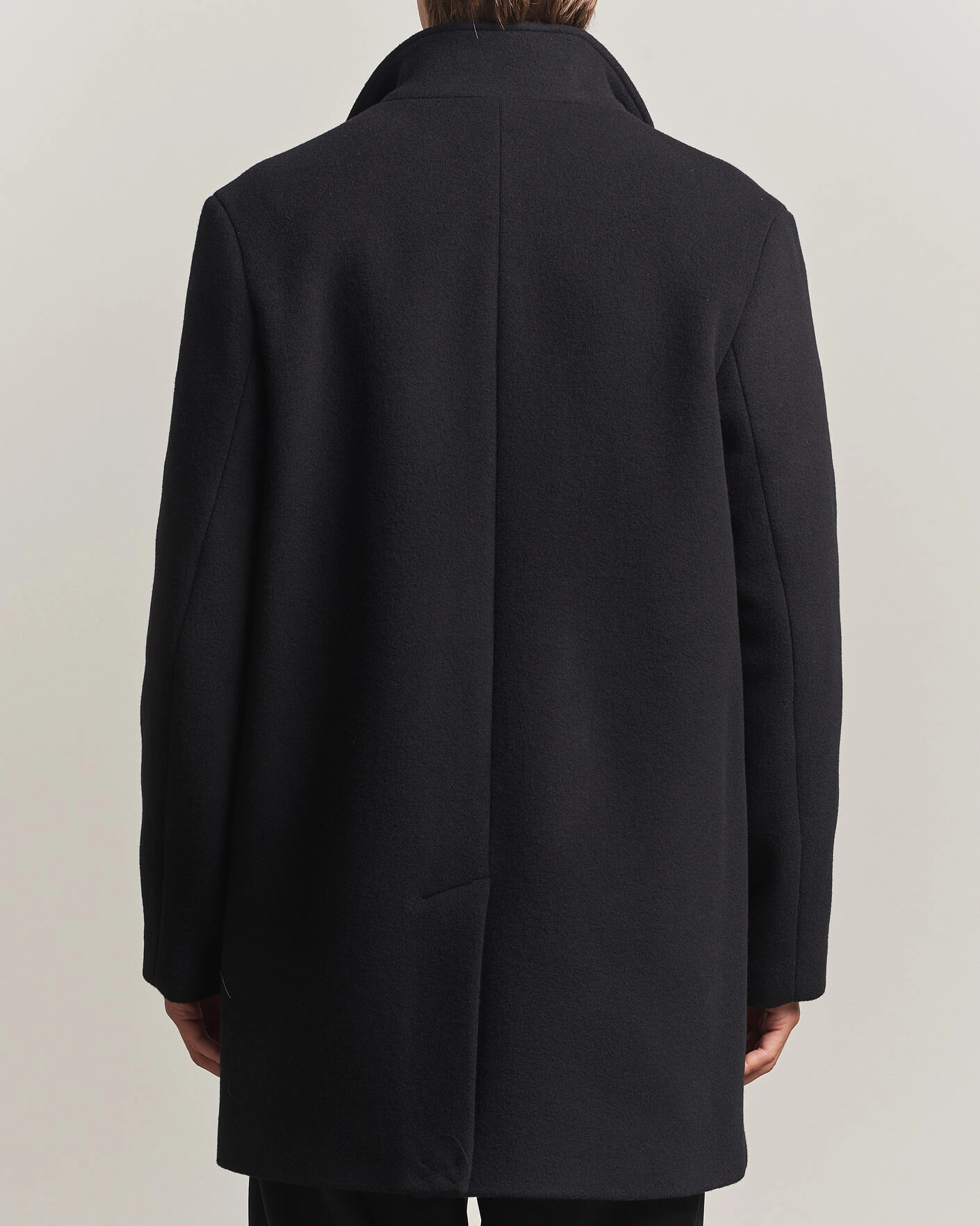 Herr | Jackor | J.Lindeberg | Lexon Wool Coat Black