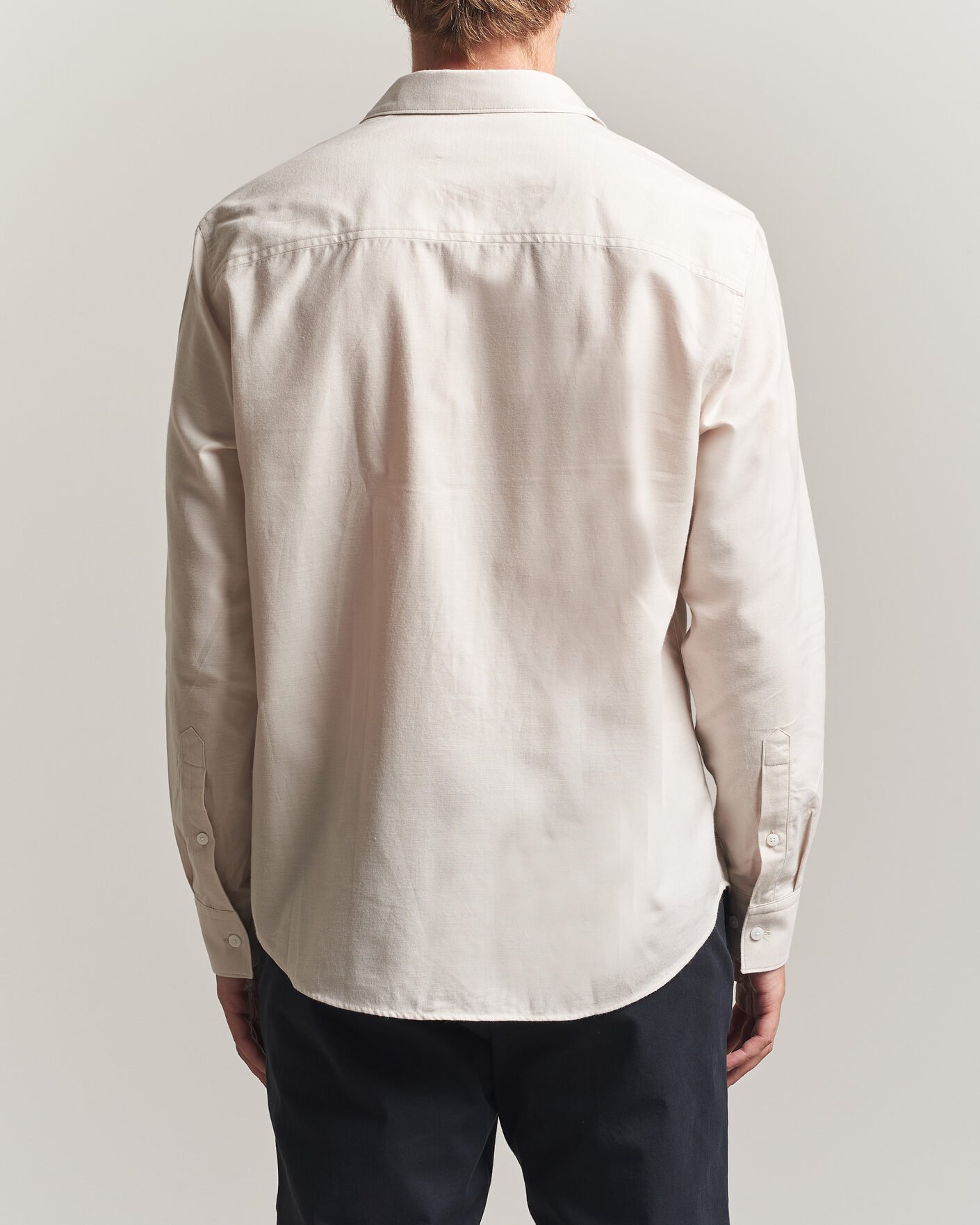 Herr | Skjortor | J.Lindeberg | Marlon Flannel Shirt Moonbeam