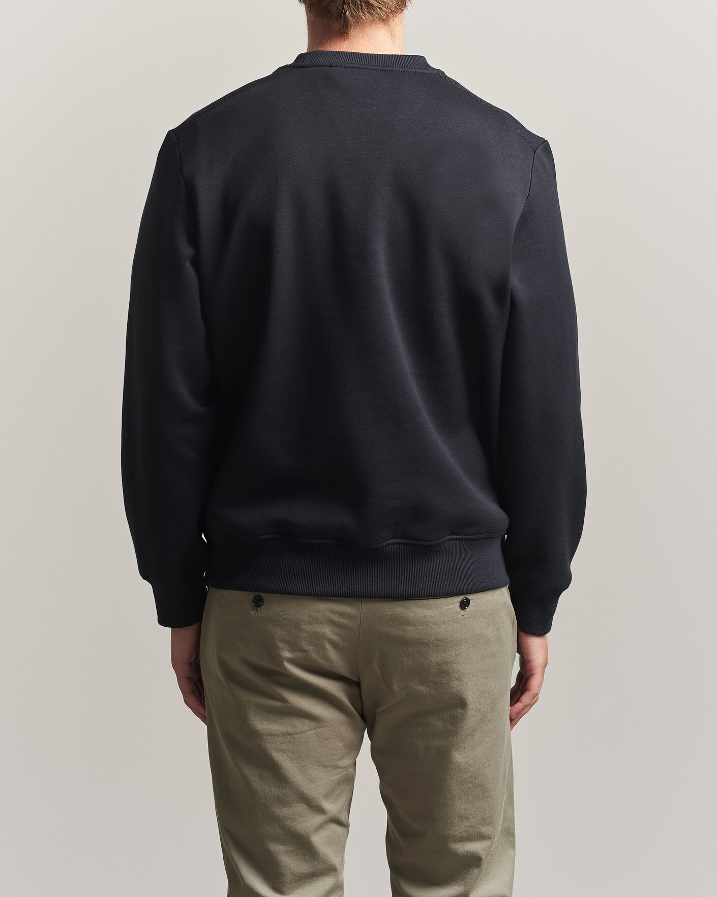 Herr | Tröjor | J.Lindeberg | Alpha Crew Neck Sweatshirt Black