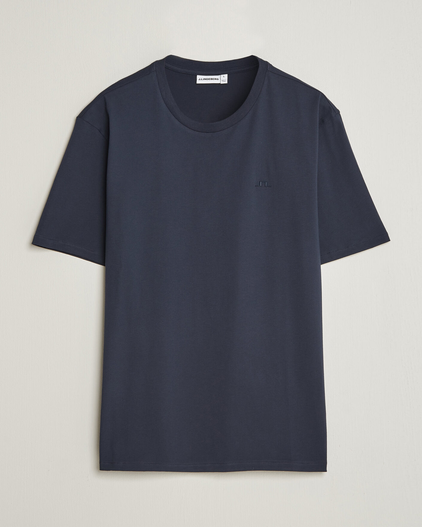 Herr | T-Shirts | J.Lindeberg | Alpha Crew Neck T-Shirt JL Navy
