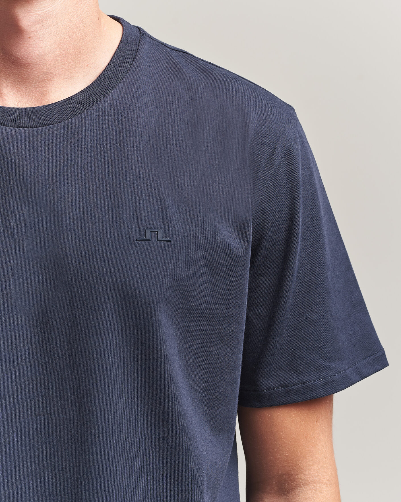 Herr | T-Shirts | J.Lindeberg | Alpha Crew Neck T-Shirt JL Navy