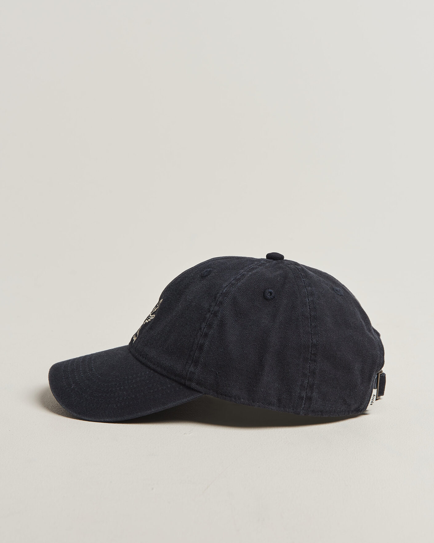 Herr | Hattar & kepsar | Forét | Bird Washed Herringbone Cap Navy