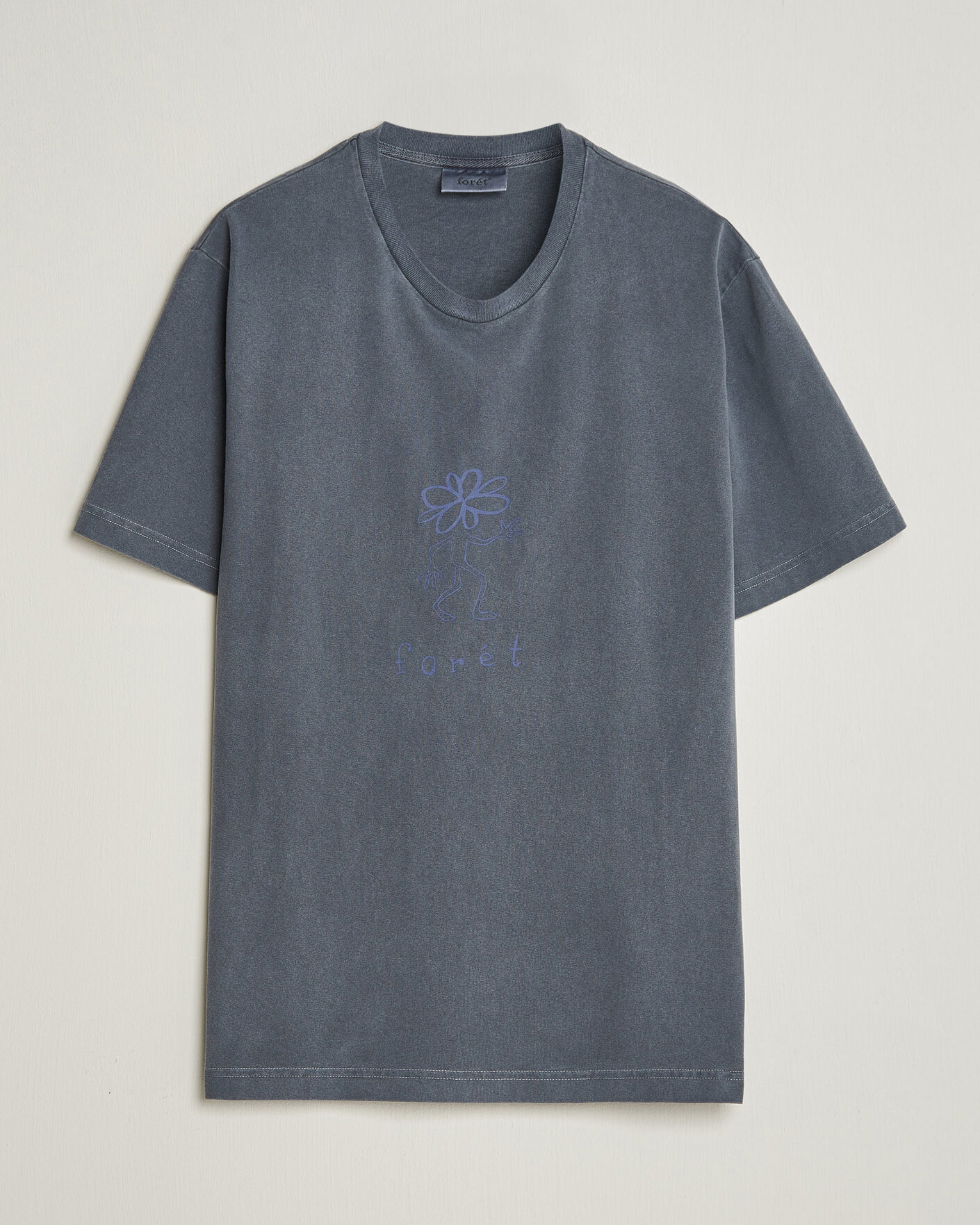 Herr | T-Shirts | Forét | Clover T-Shirt Navy