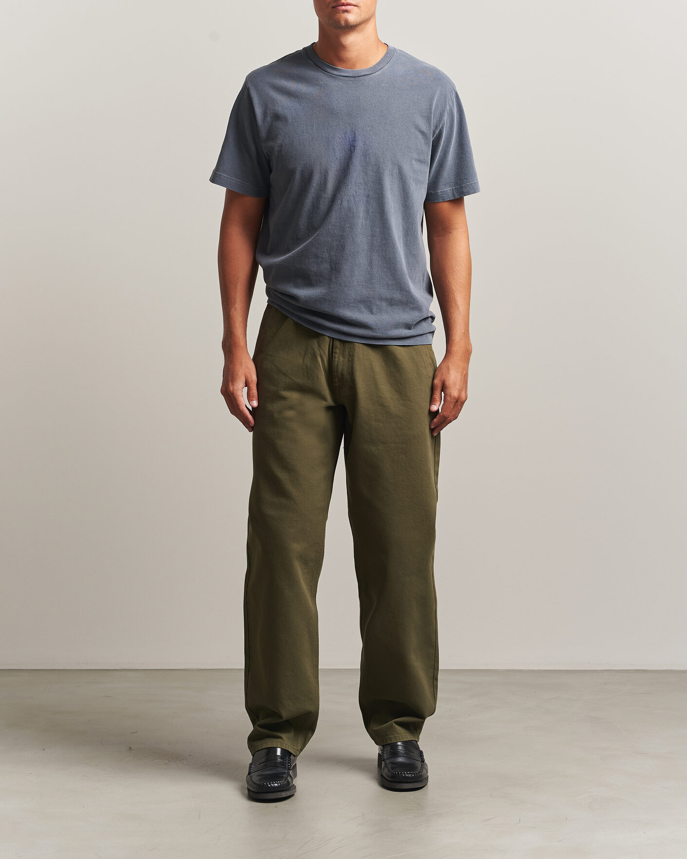 Herr | T-Shirts | Forét | Clover T-Shirt Navy