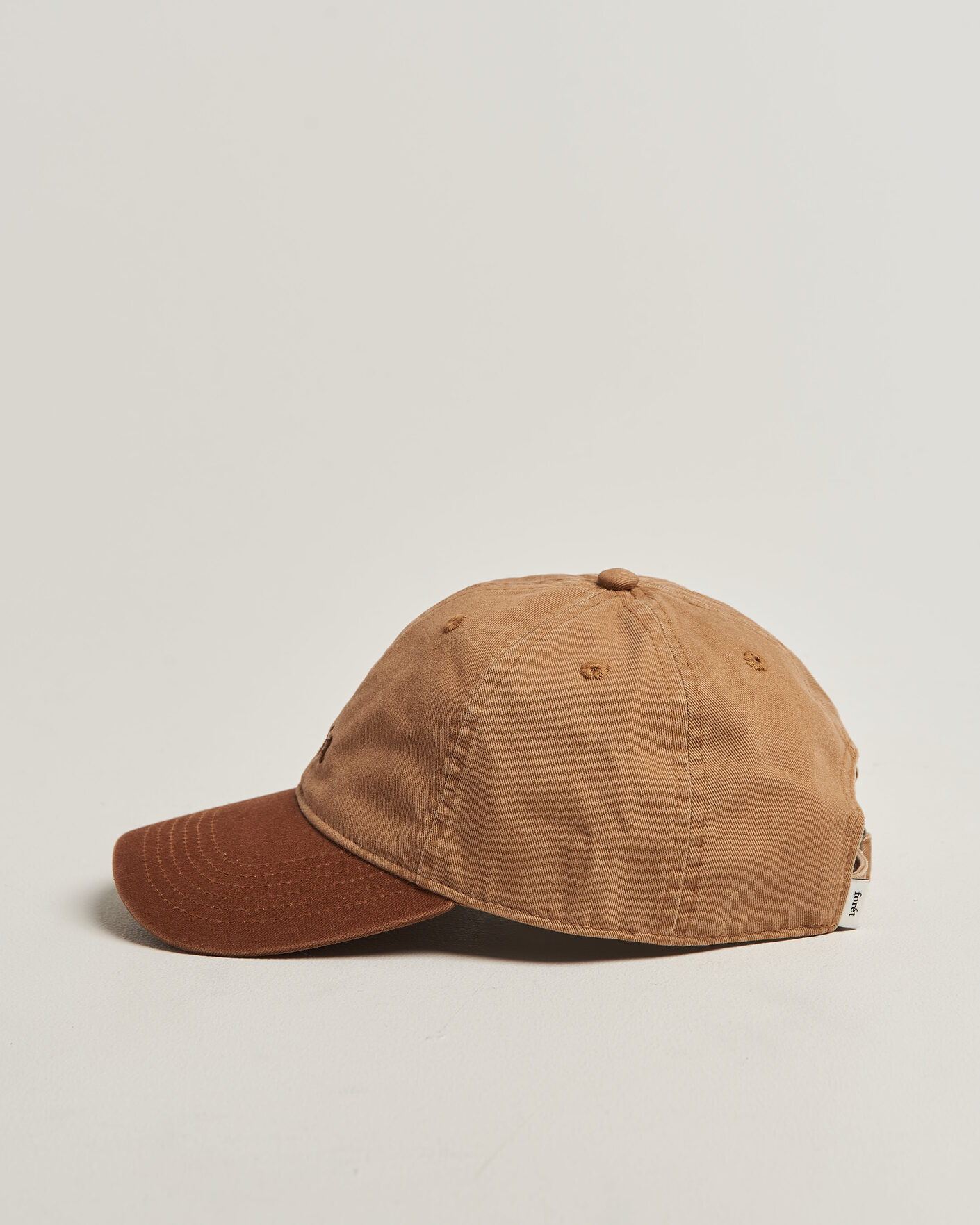 Herr | Hattar & kepsar | Forét | Hawk Washed 2-Tone Cap Khaki/Brown