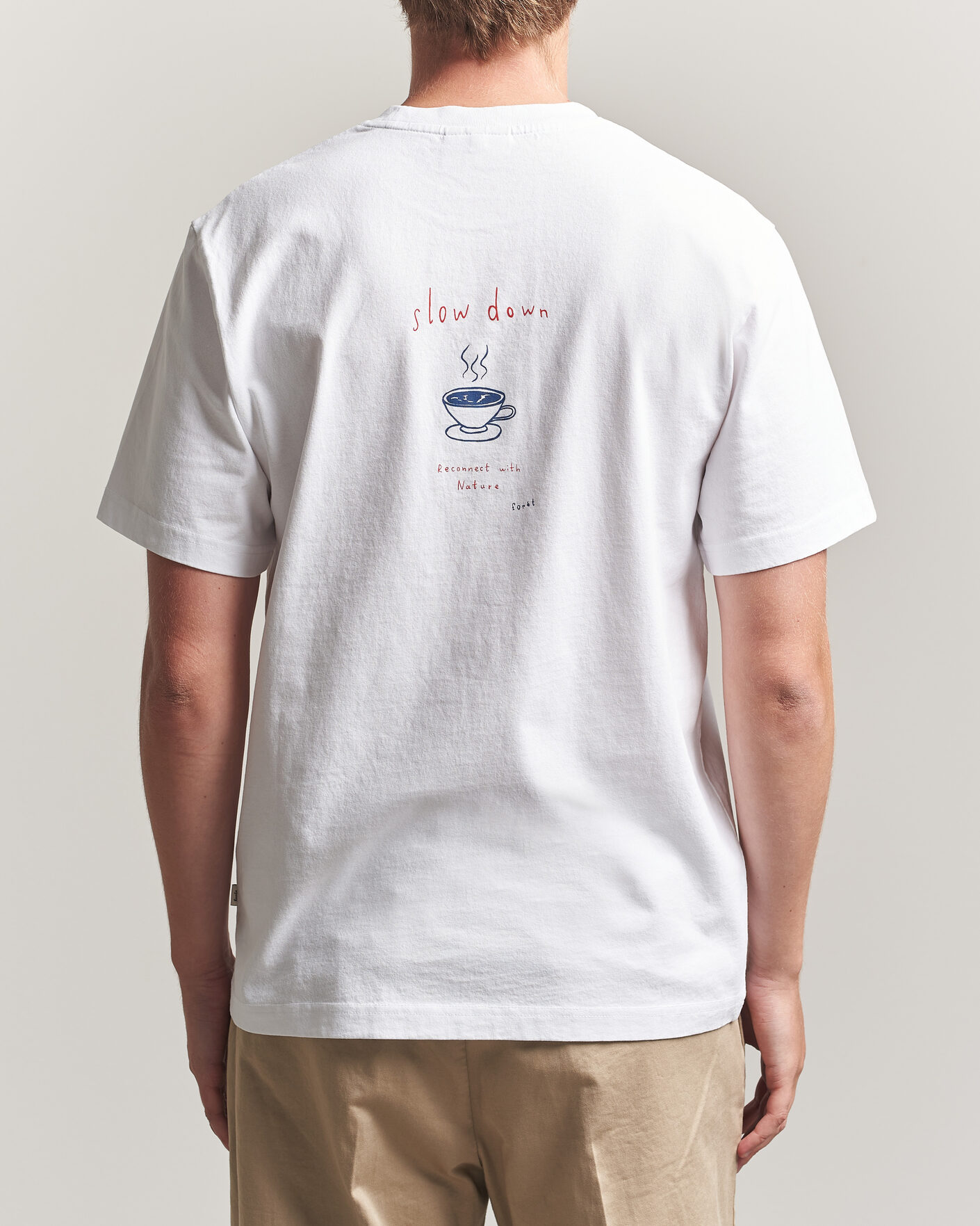 Herr | T-Shirts | Forét | Haze T-Shirt White