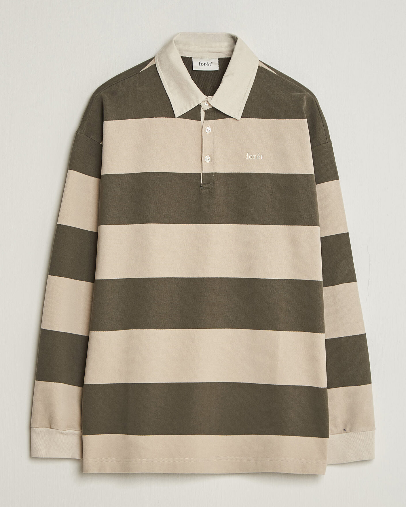 Herr | Tröjor | Forét | Match Rugby Sweatshirt Wood Stripe