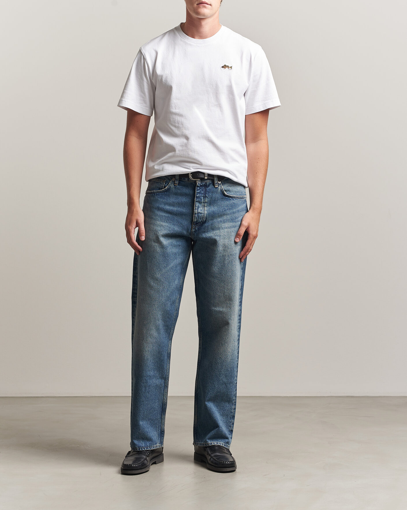 Herr | T-Shirts | Forét | Perch T-Shirt White
