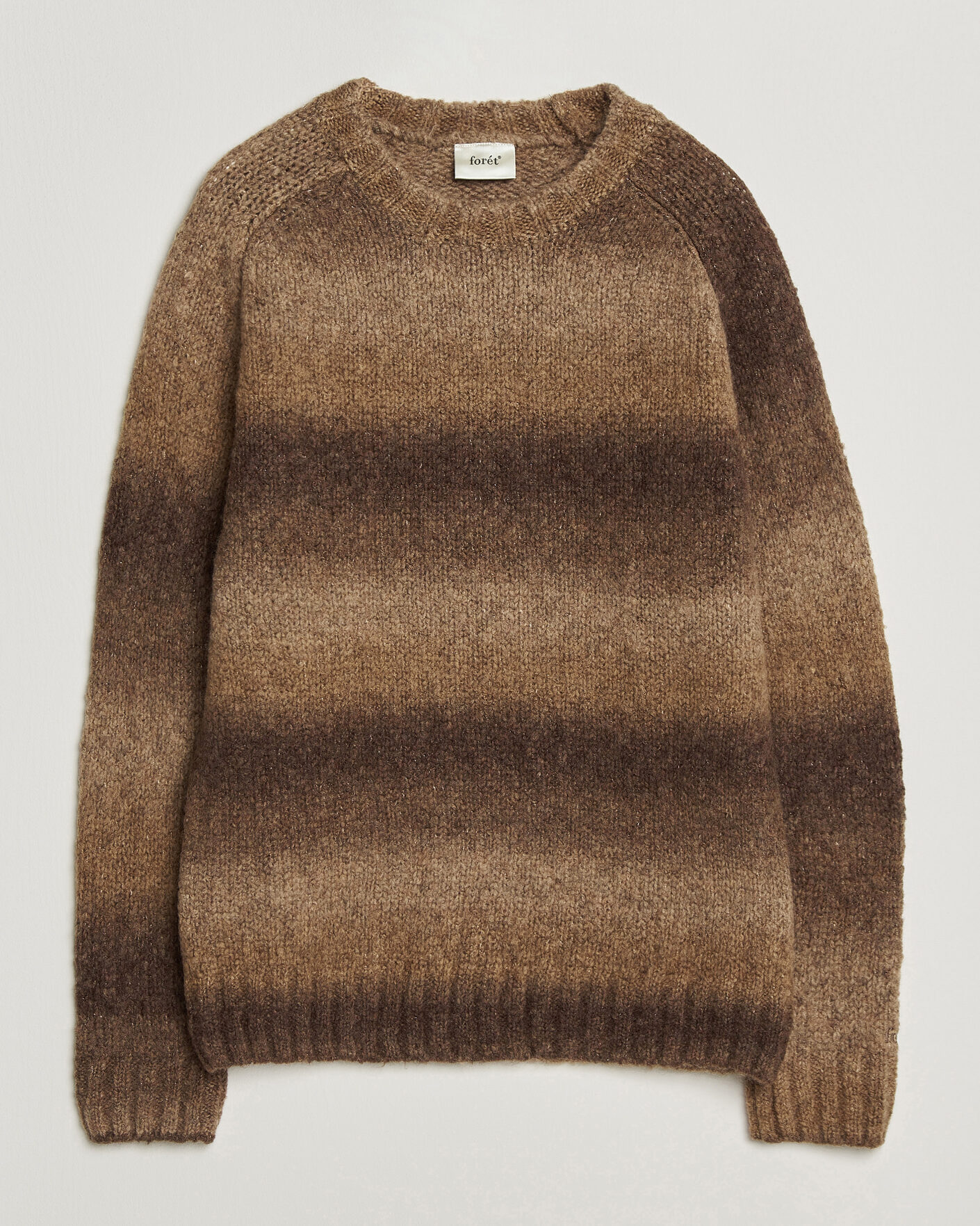 Herr | Tröjor | Forét | Space Yarn Crew Neck Brown