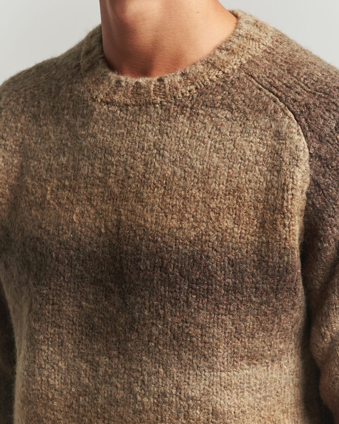 Herr | Tröjor | Forét | Space Yarn Crew Neck Brown