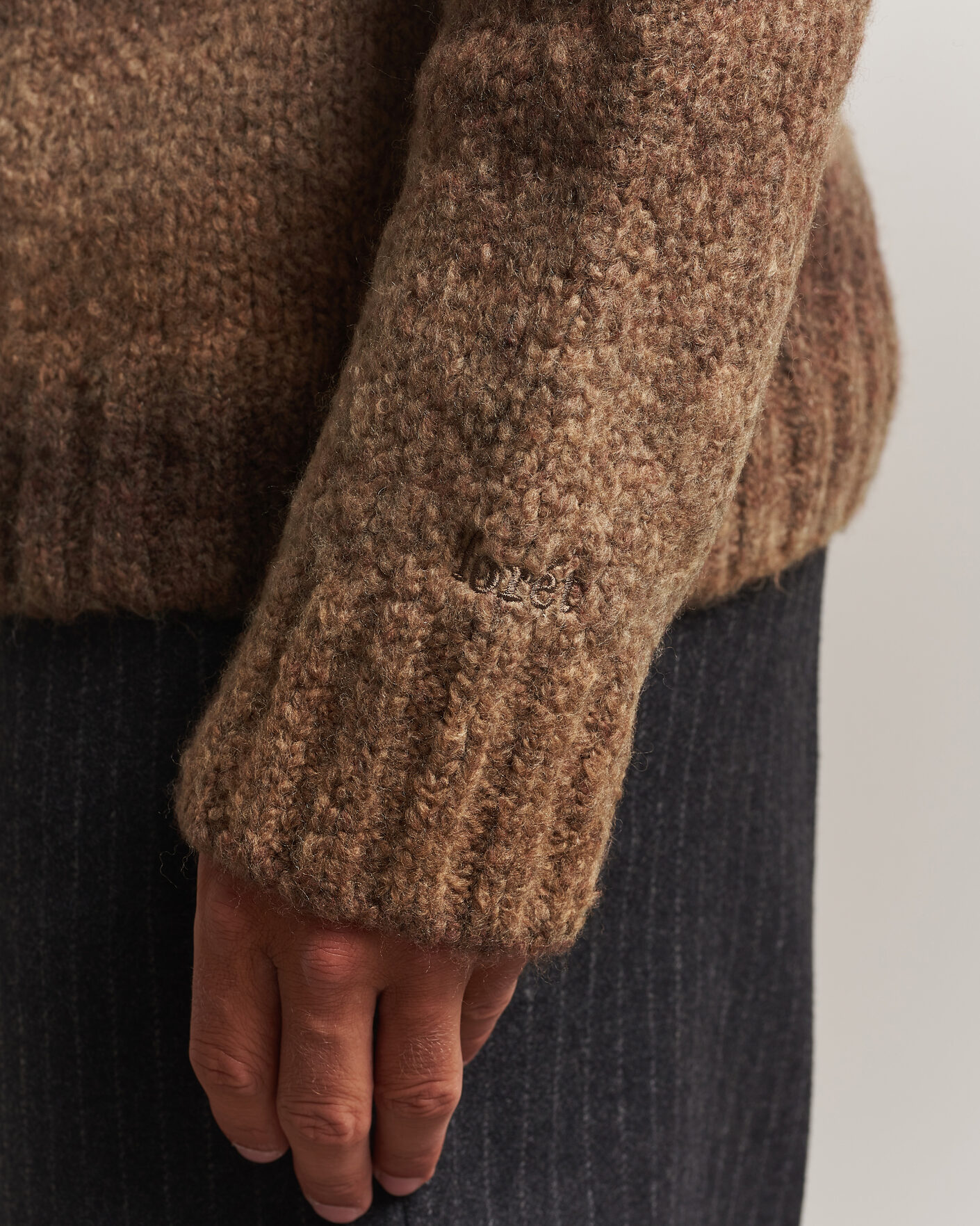 Herr | Tröjor | Forét | Space Yarn Crew Neck Brown