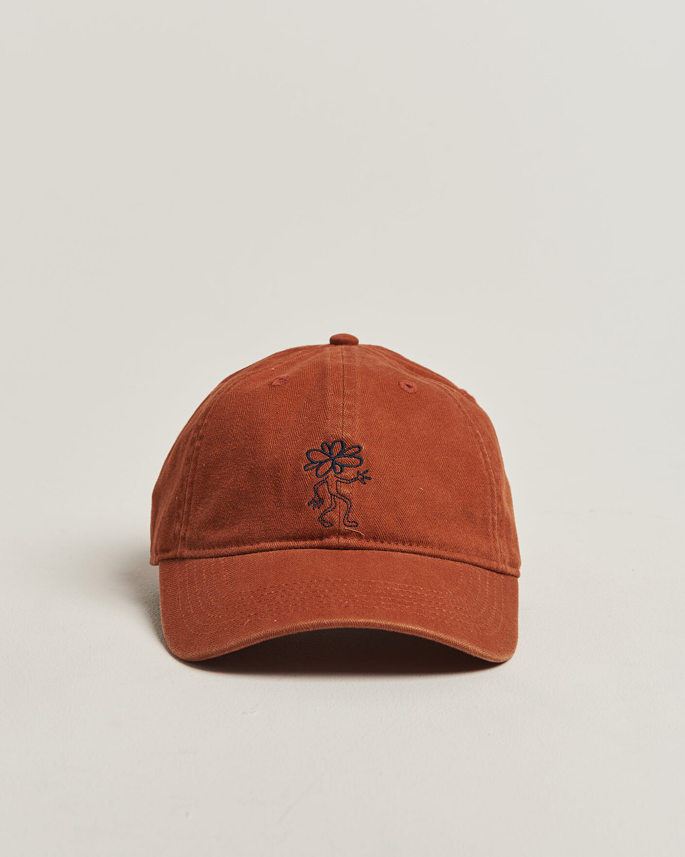 Herr | Hattar & kepsar | Forét | Tree Washed Herringbone Cap Brown