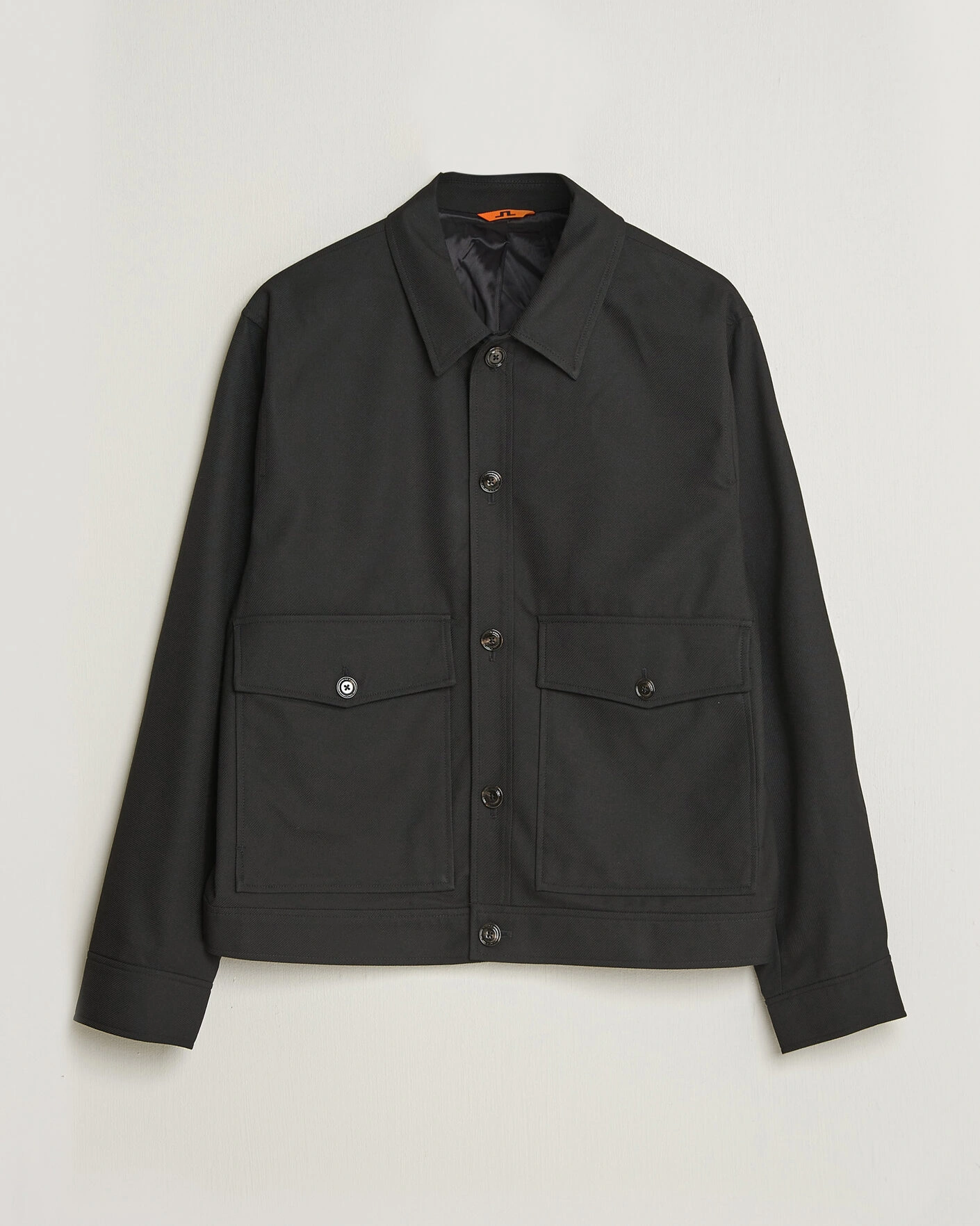 Herr | Jackor | J.Lindeberg | Jevin Brushed Twill Jacket Black
