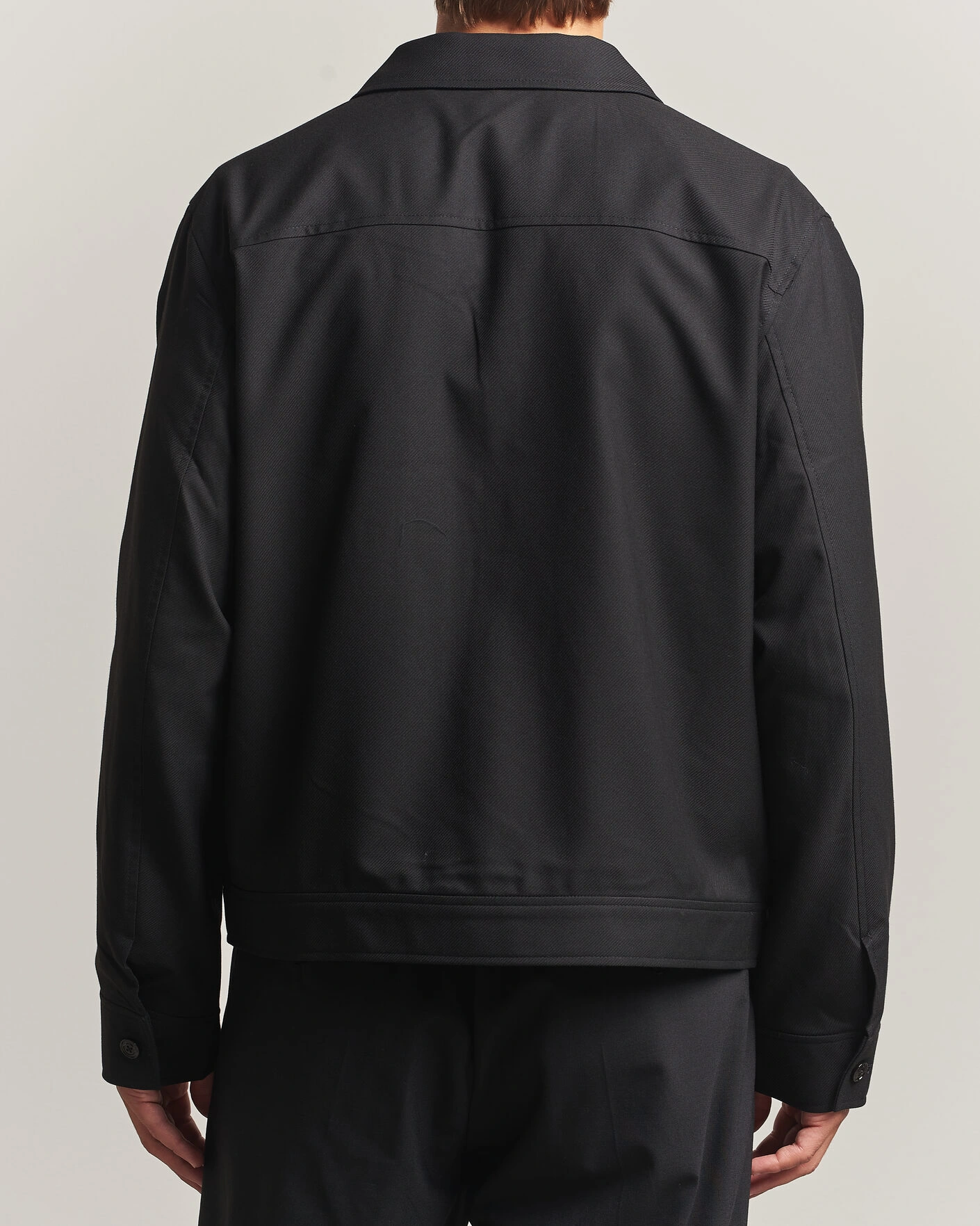 Herr | Jackor | J.Lindeberg | Jevin Brushed Twill Jacket Black