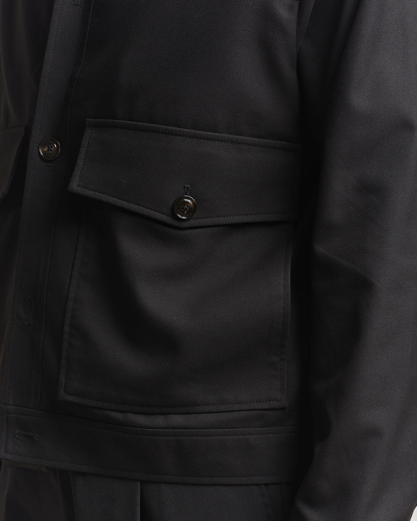Herr | Jackor | J.Lindeberg | Jevin Brushed Twill Jacket Black