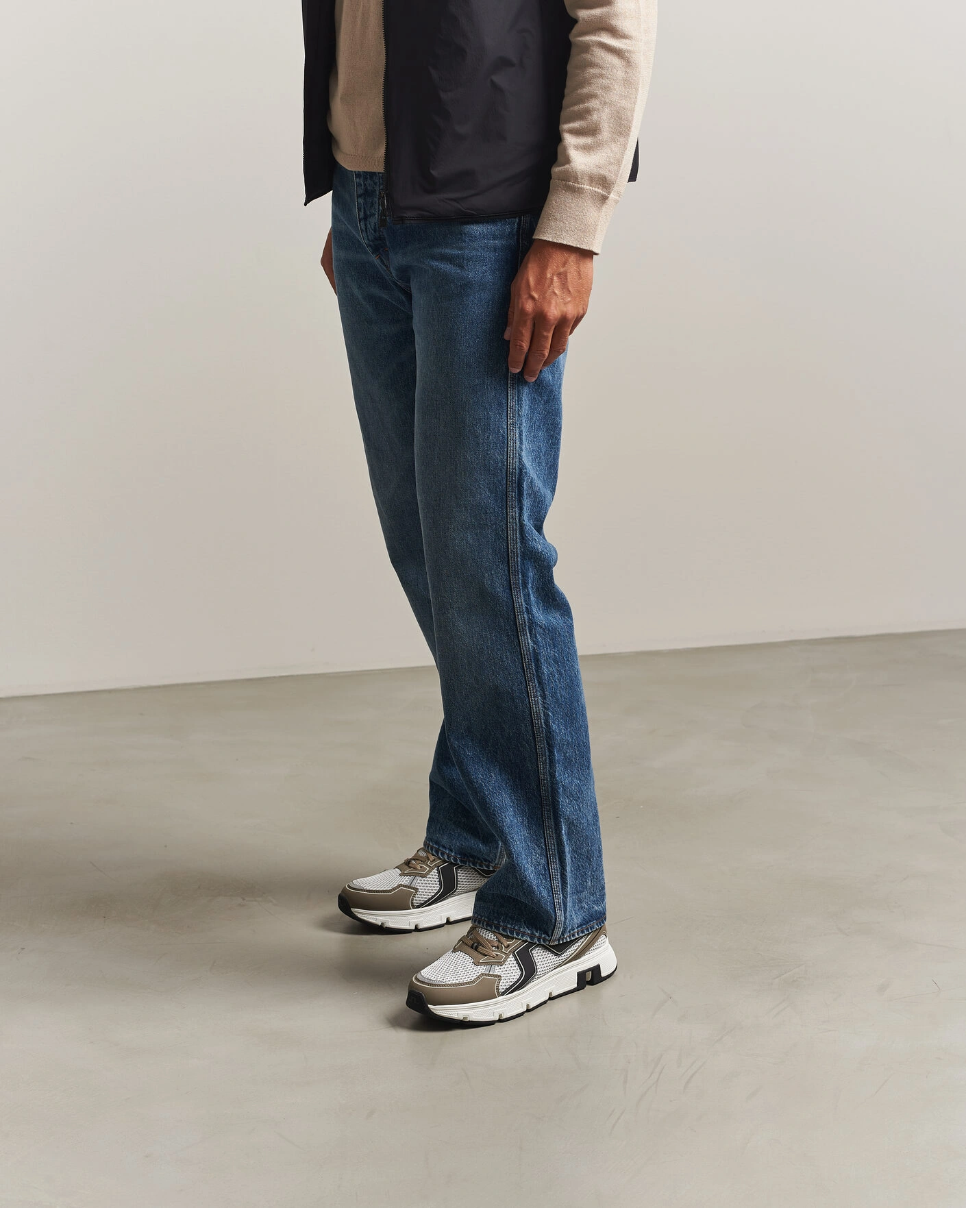 Herr | Sneakers | J.Lindeberg | Vent 500 Sport Running Sneaker Brindle