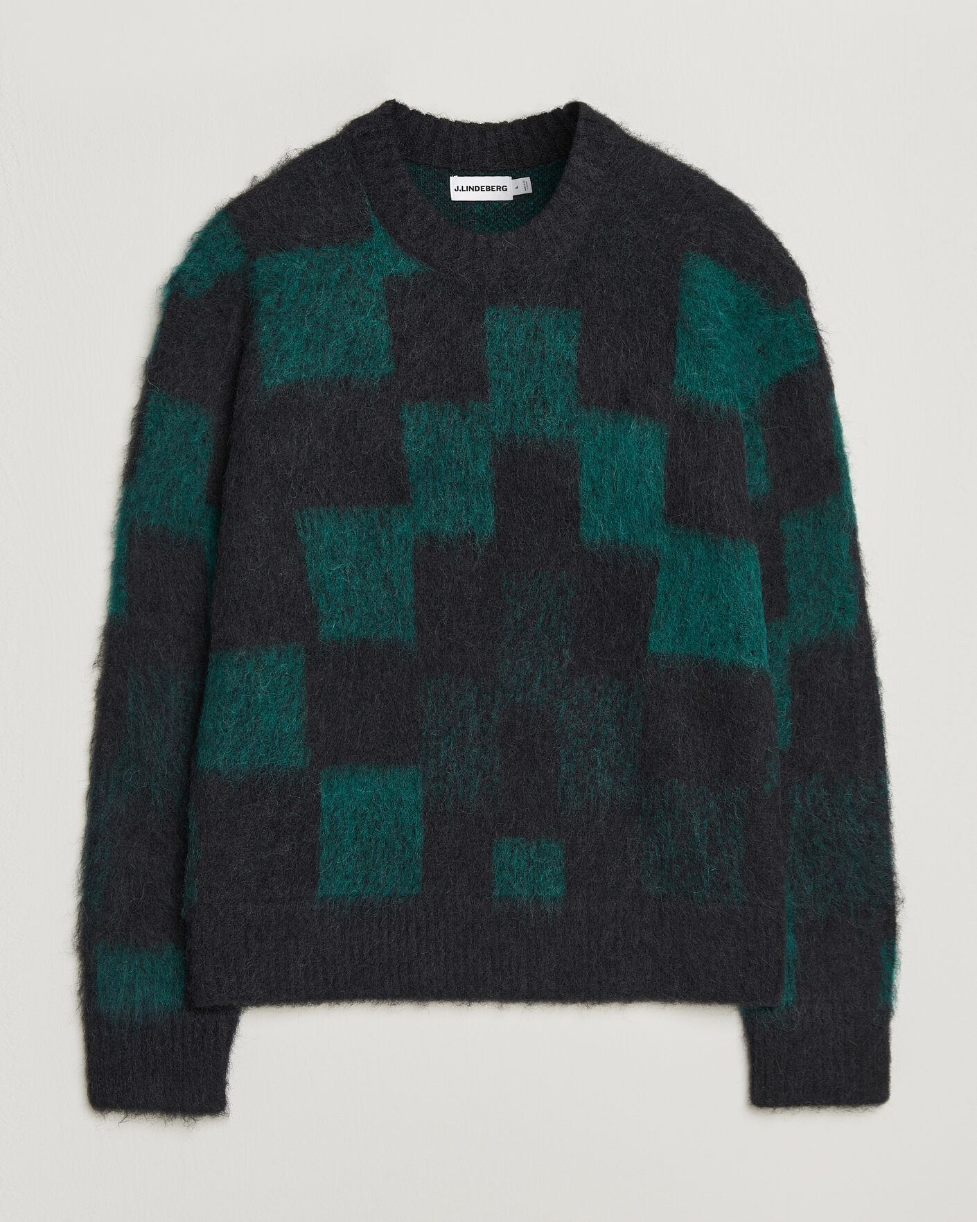 Herr | Tröjor | J.Lindeberg | Hank Graphic Knitted Sweater Forest Biome
