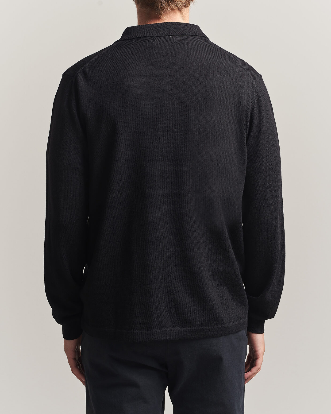 Herr | Tröjor | J.Lindeberg | Kaleb Merino Full Zip Black