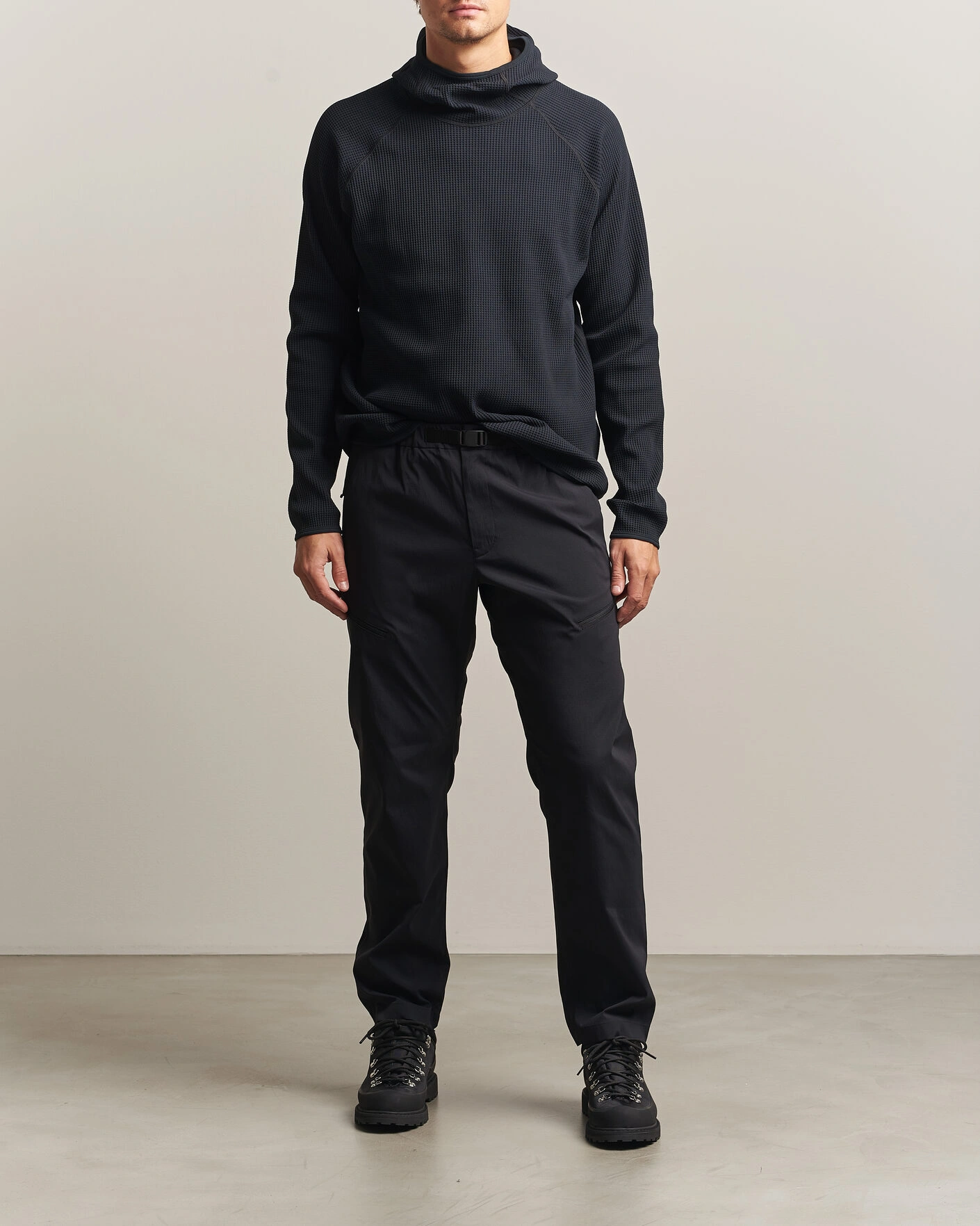 Herr | Tröjor | Goldwin | WF Light Long Sleeve Hoodie Black