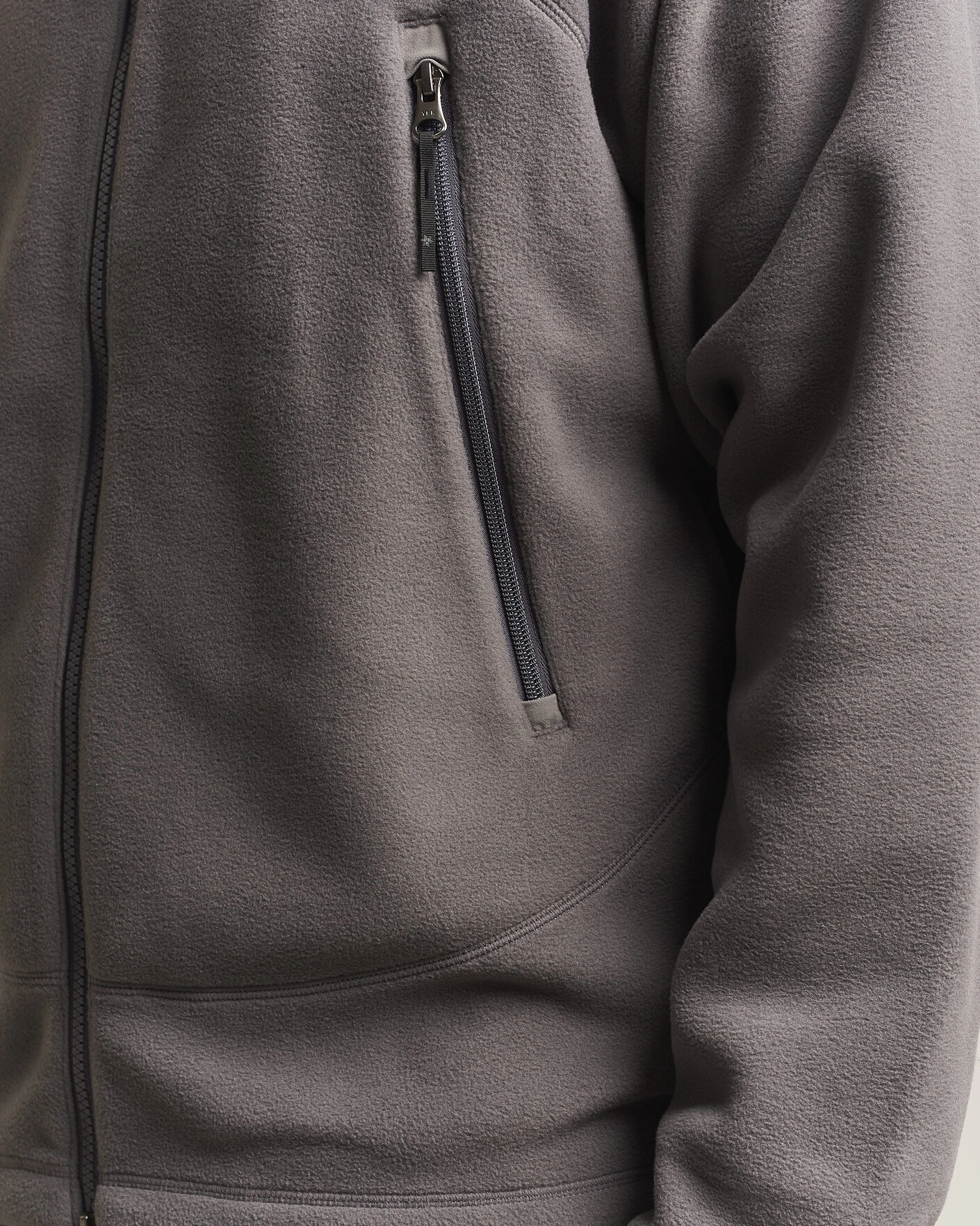 Herr | Tröjor | Goldwin | Polartec Fleece Jacket Lunar Gray