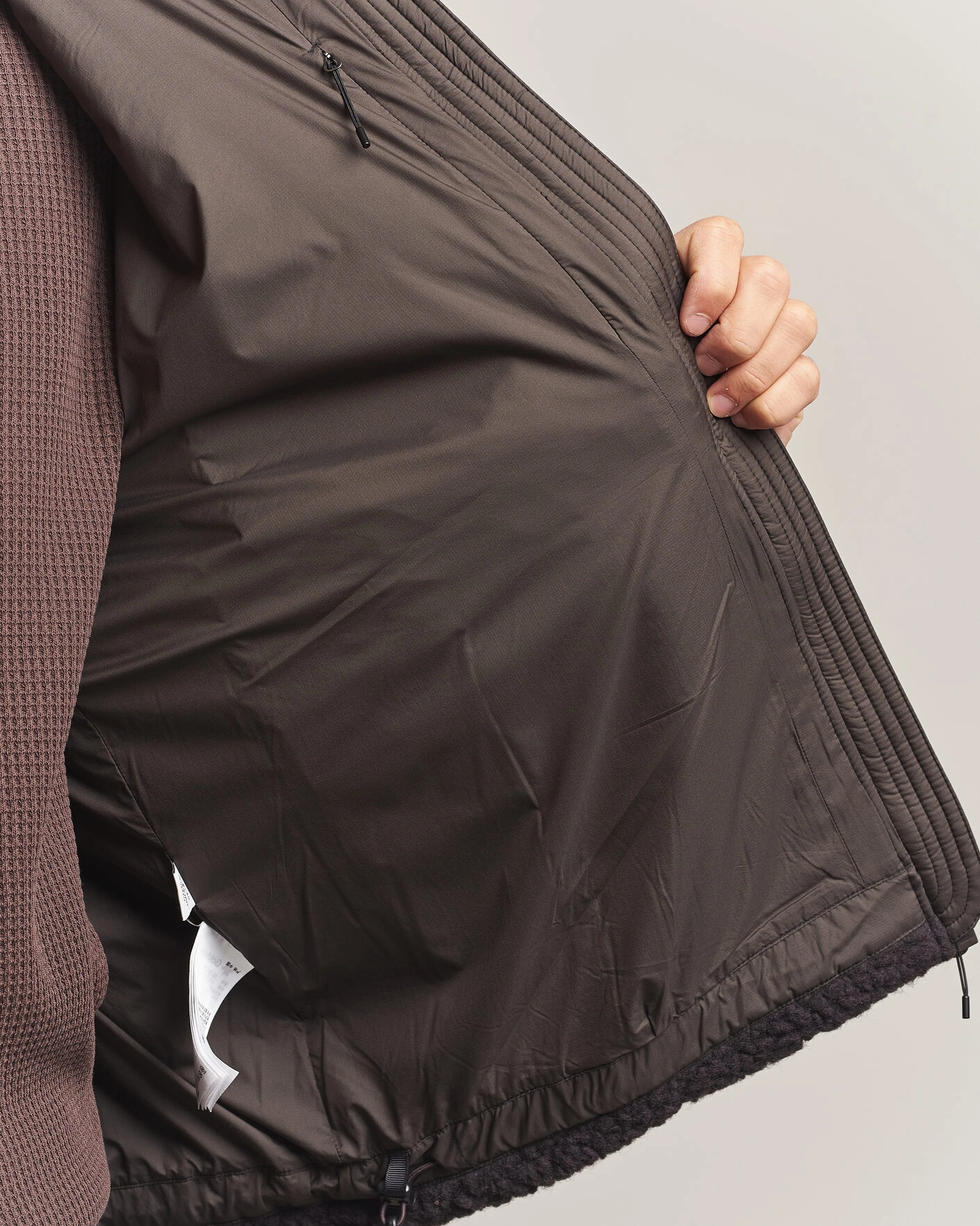 Herr | Tröjor | Goldwin | Deep Pile Fleece Jacket Espresso