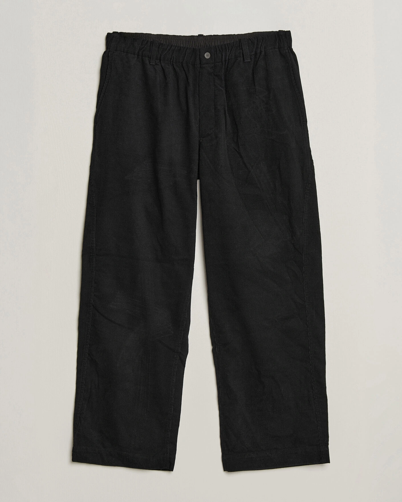 Herr | Byxor | Goldwin | Corduroy Straight Pants Black