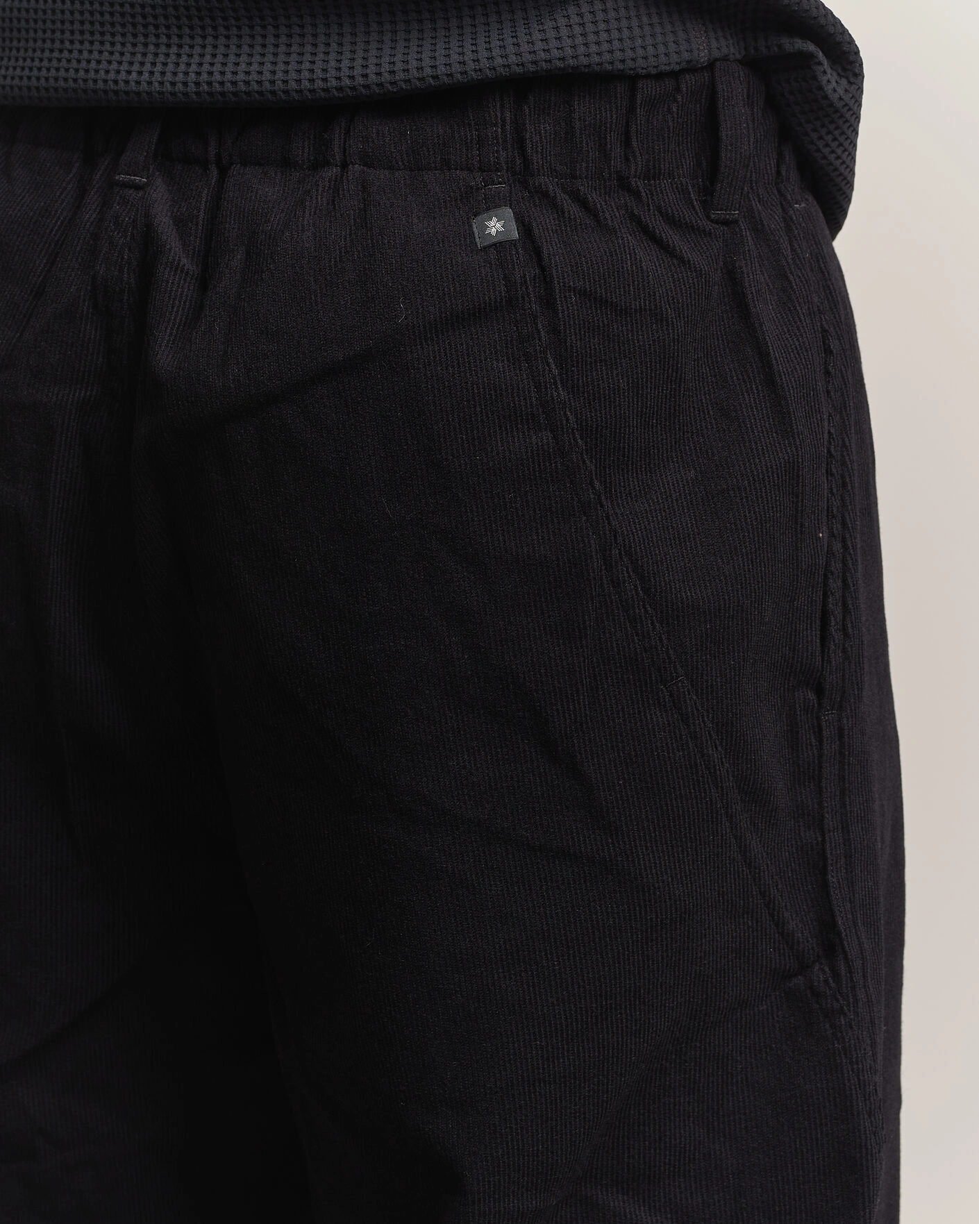 Herr | Byxor | Goldwin | Corduroy Straight Pants Black