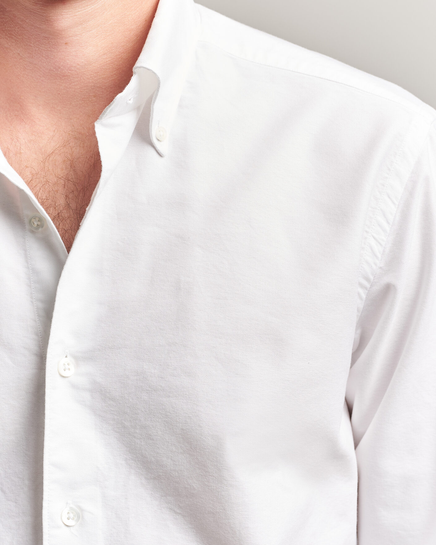 Herr | Skjortor | Grigio | Oxford Button Down Shirt White