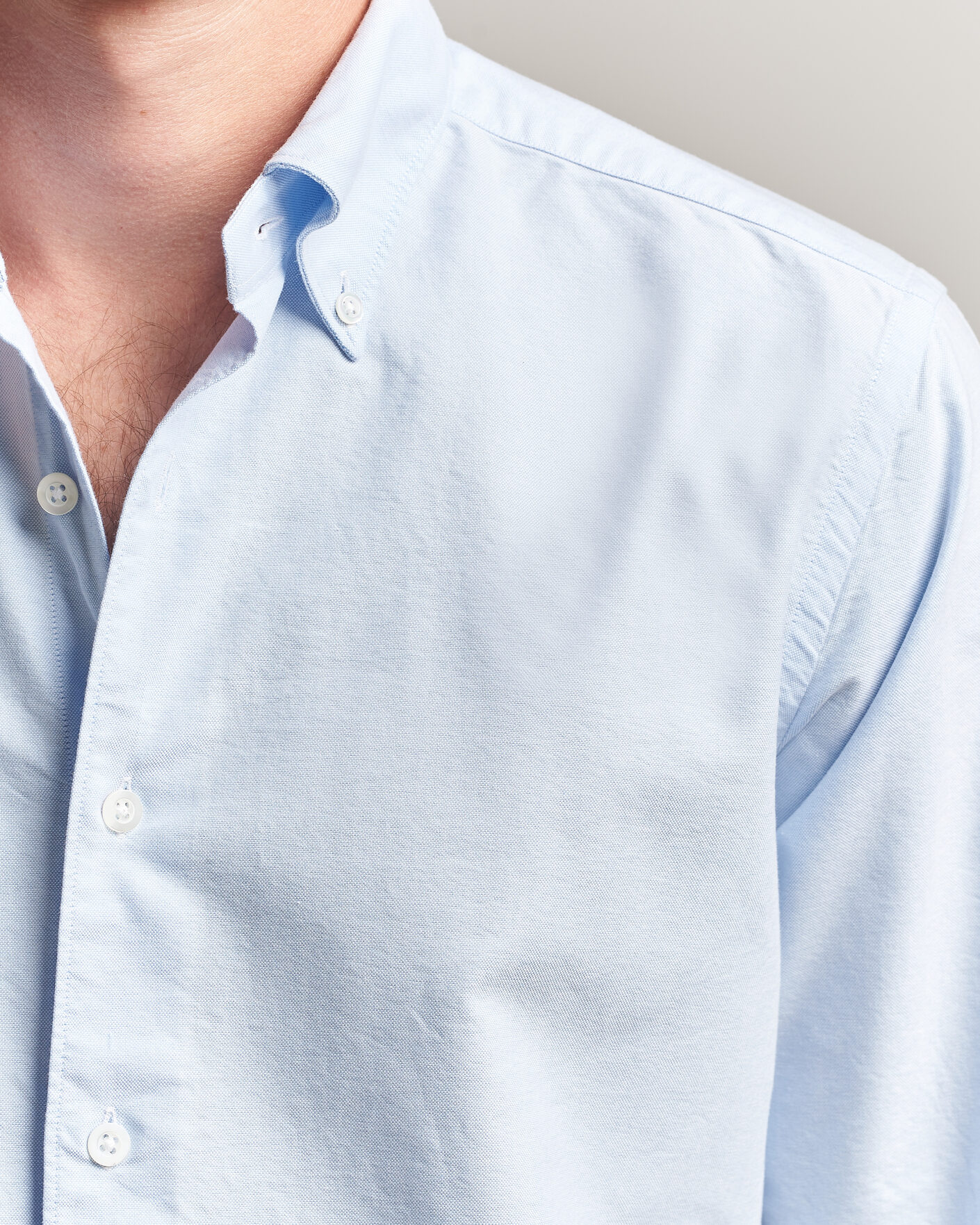 Herr | Skjortor | Grigio | Oxford Button Down Shirt Light Blue