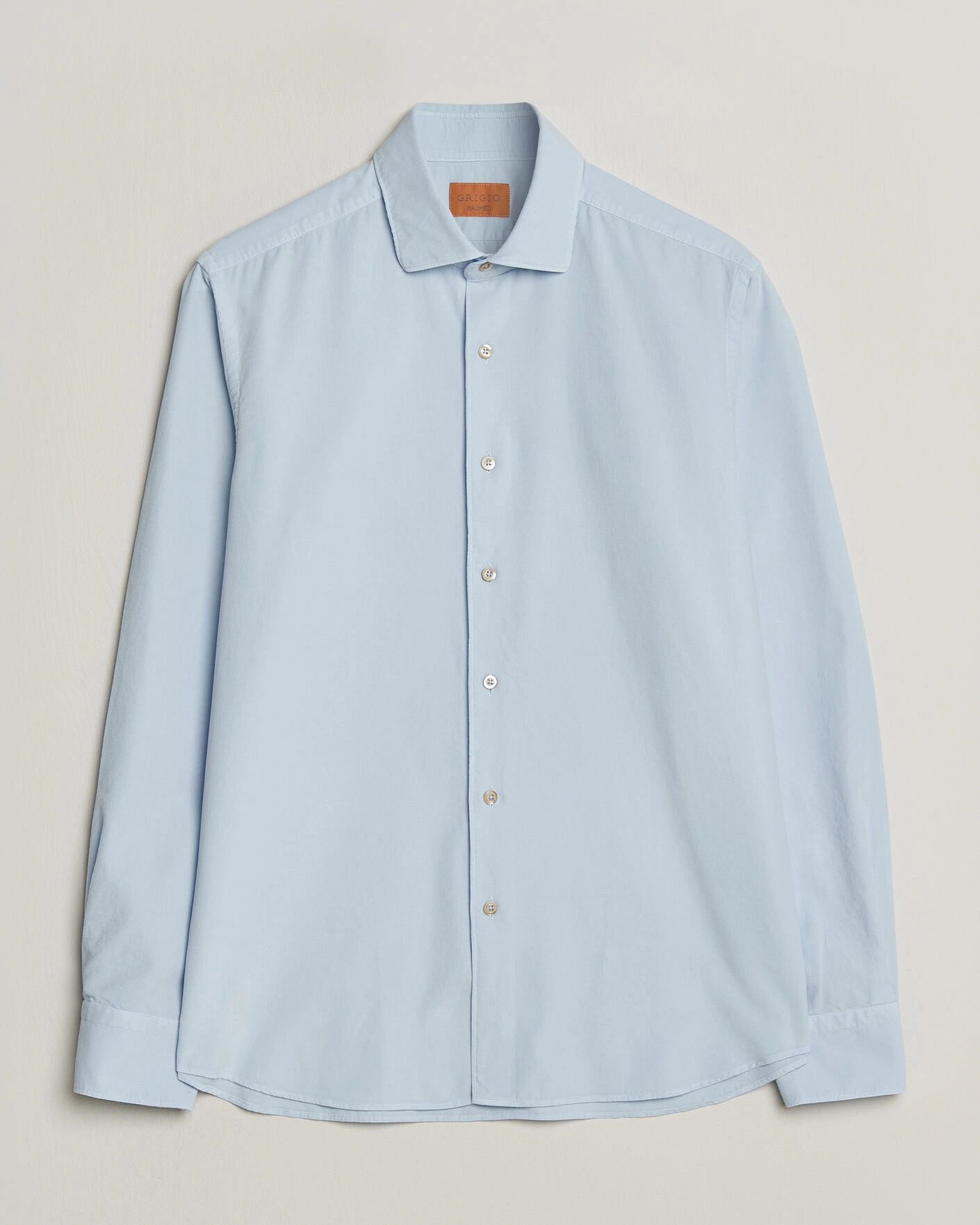 Herr | Skjortor | Grigio | Corduroy Shirt Light Blue