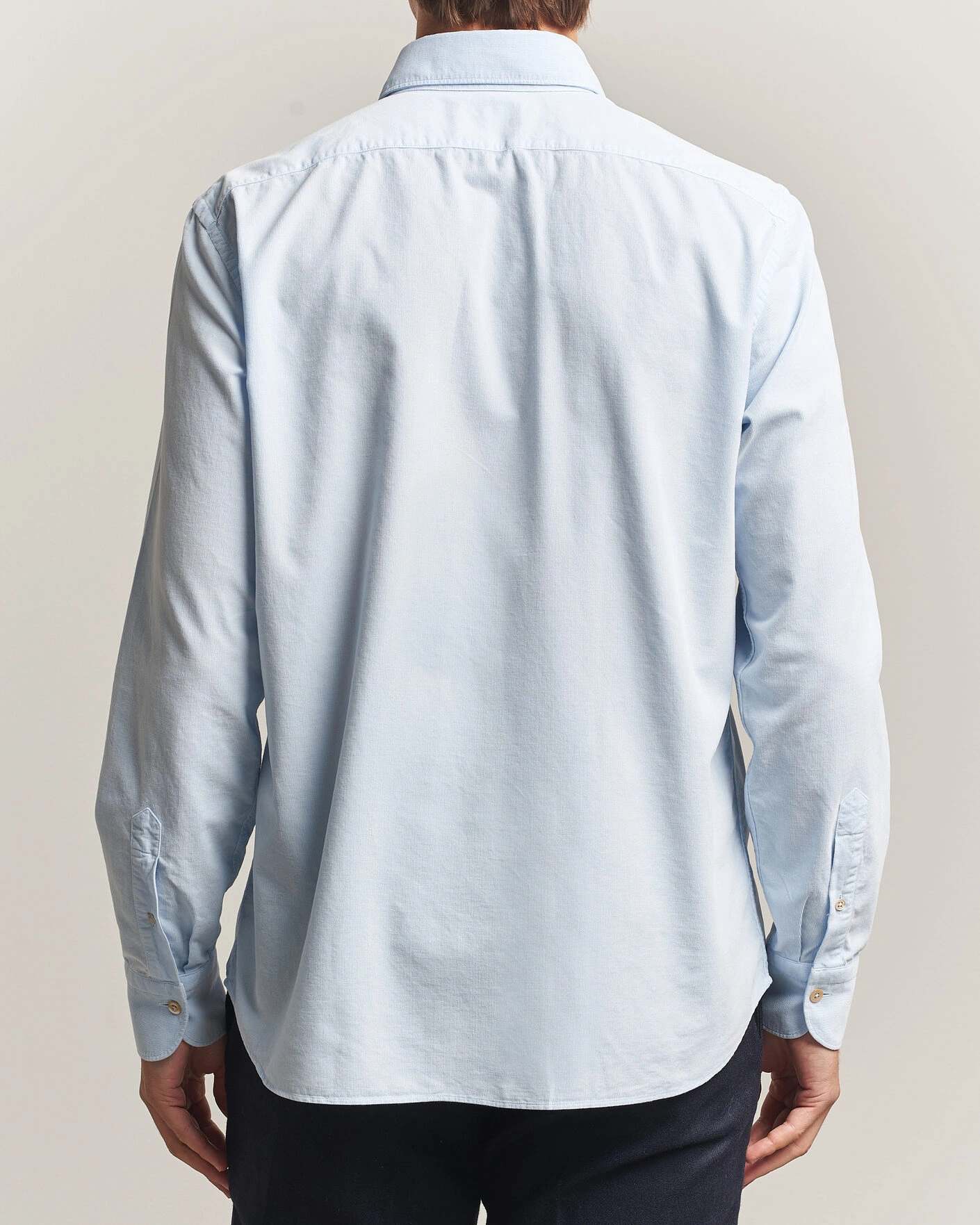 Herr | Skjortor | Grigio | Corduroy Shirt Light Blue