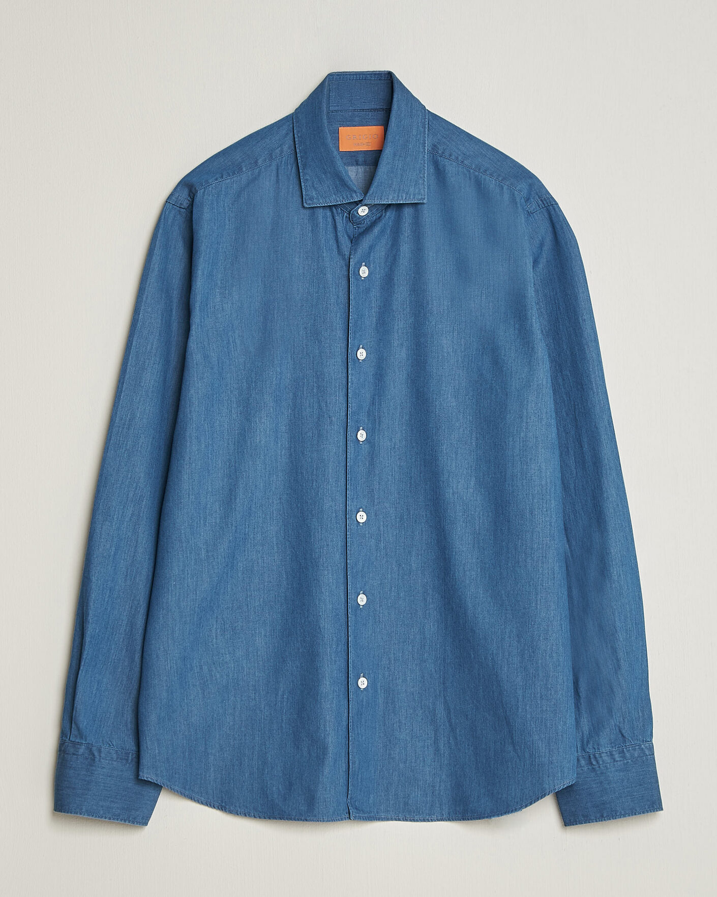 Herr | Skjortor | Grigio | Denim Shirt Light Blue