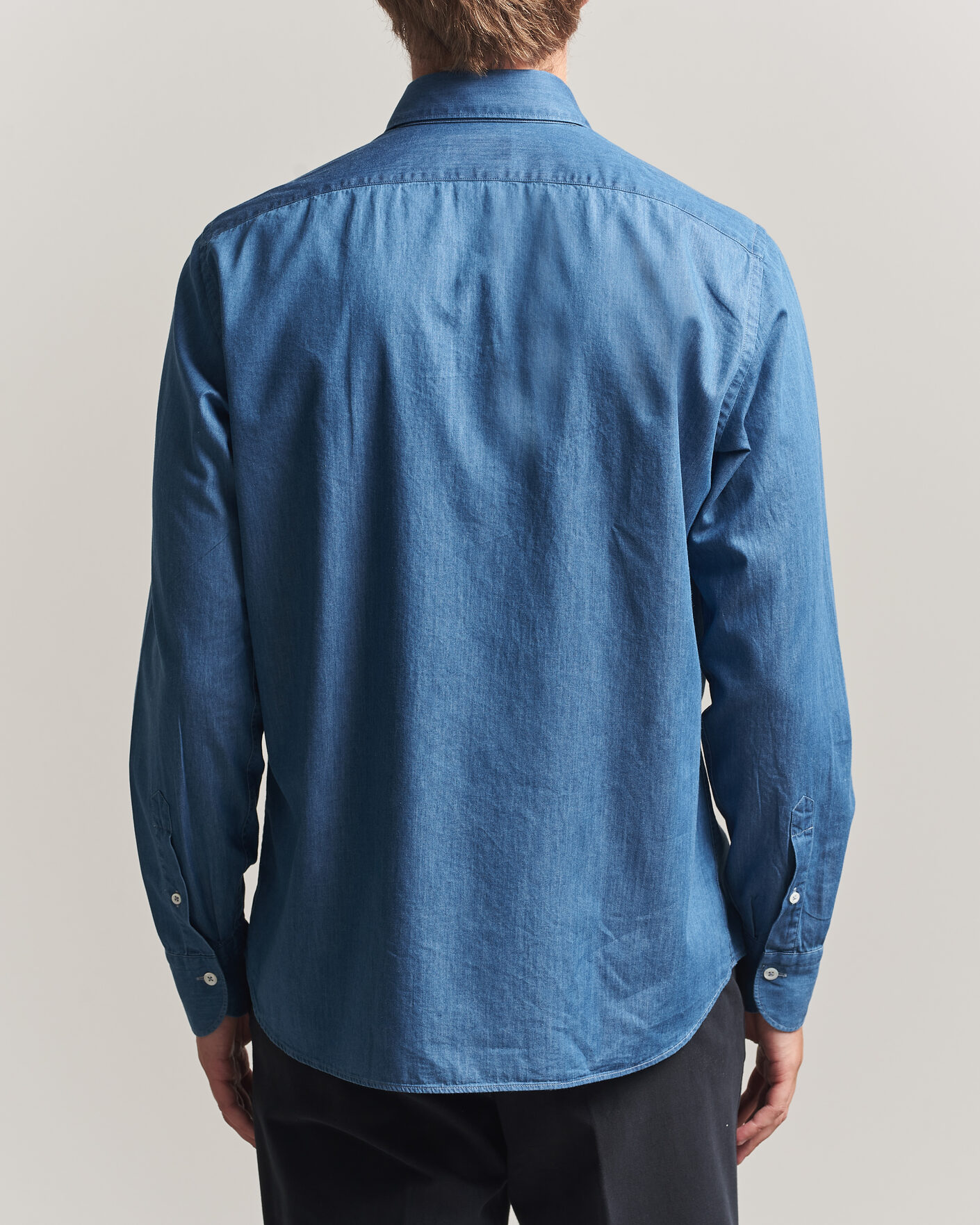 Herr | Skjortor | Grigio | Denim Shirt Light Blue