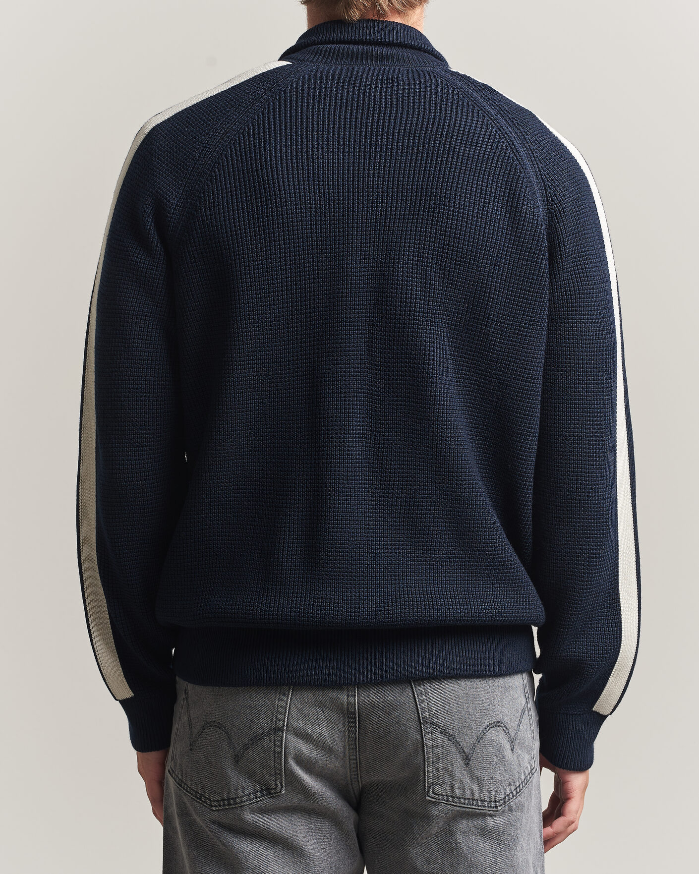 Herr | Tröjor | J.Lindeberg | Craig Knitted Full Zip JL Navy