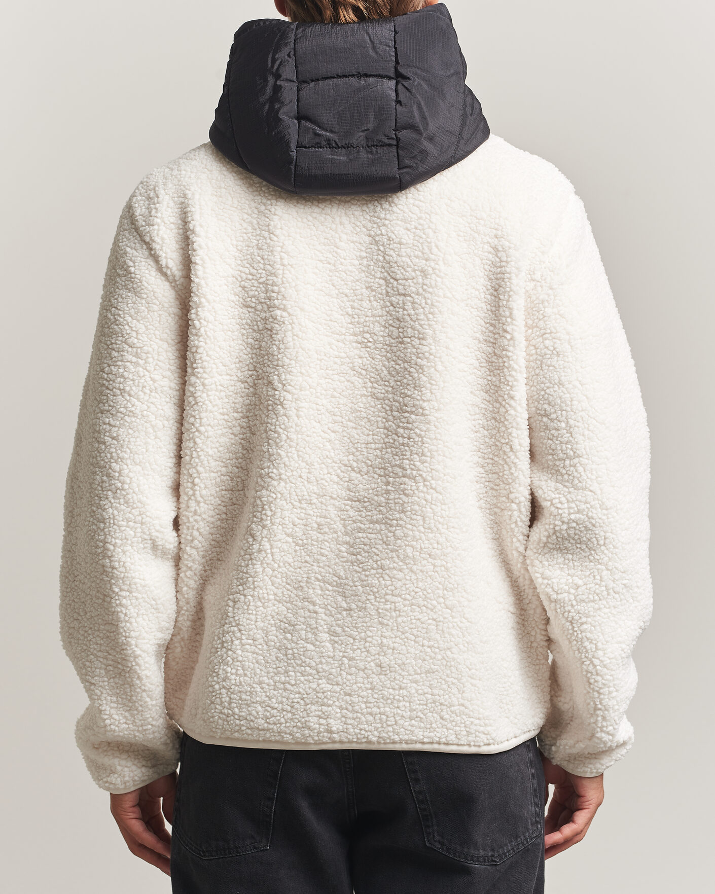Herr | Tröjor | J.Lindeberg | Varek Hybrid Hooded Full Zip Tofu