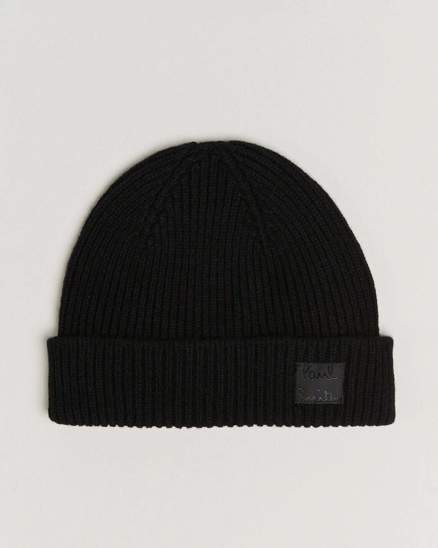 Herr | Mössor | Paul Smith | Cashmere Beanie Black
