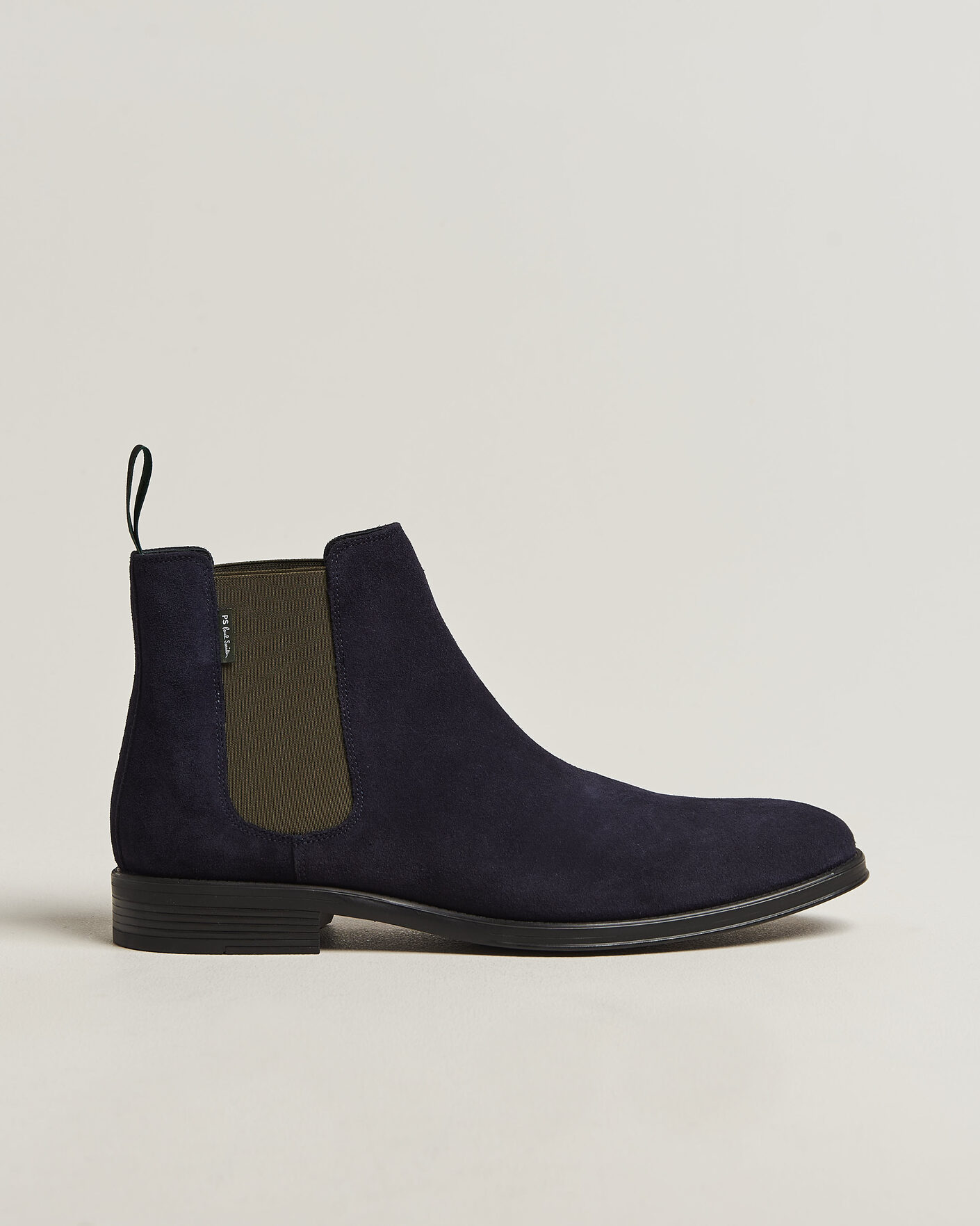 Herr | Kängor | PS Paul Smith | Augustus Suede Chelsea Boot Dark Navy