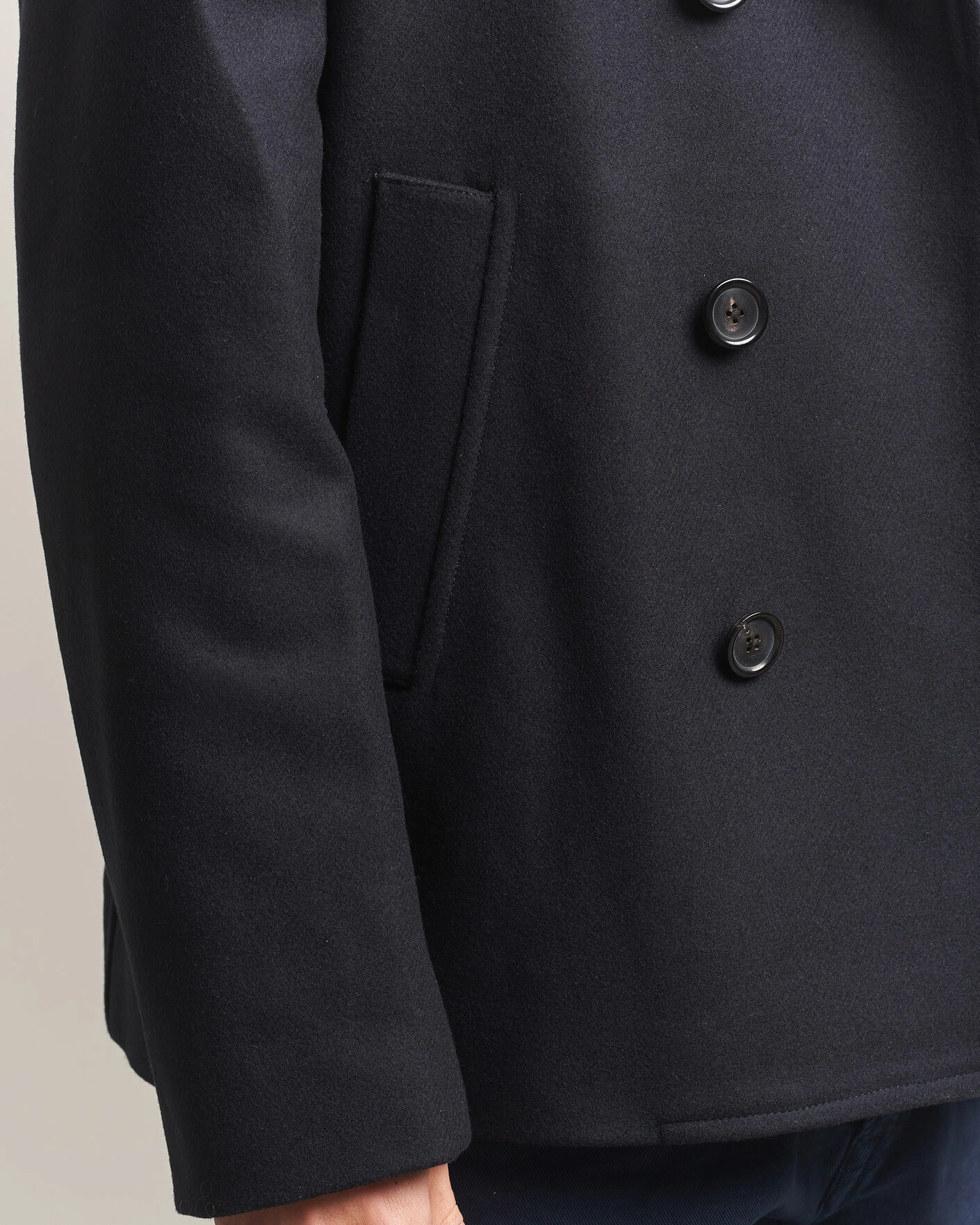 Herr | Jackor | PS Paul Smith | Wool Peacoat Navy