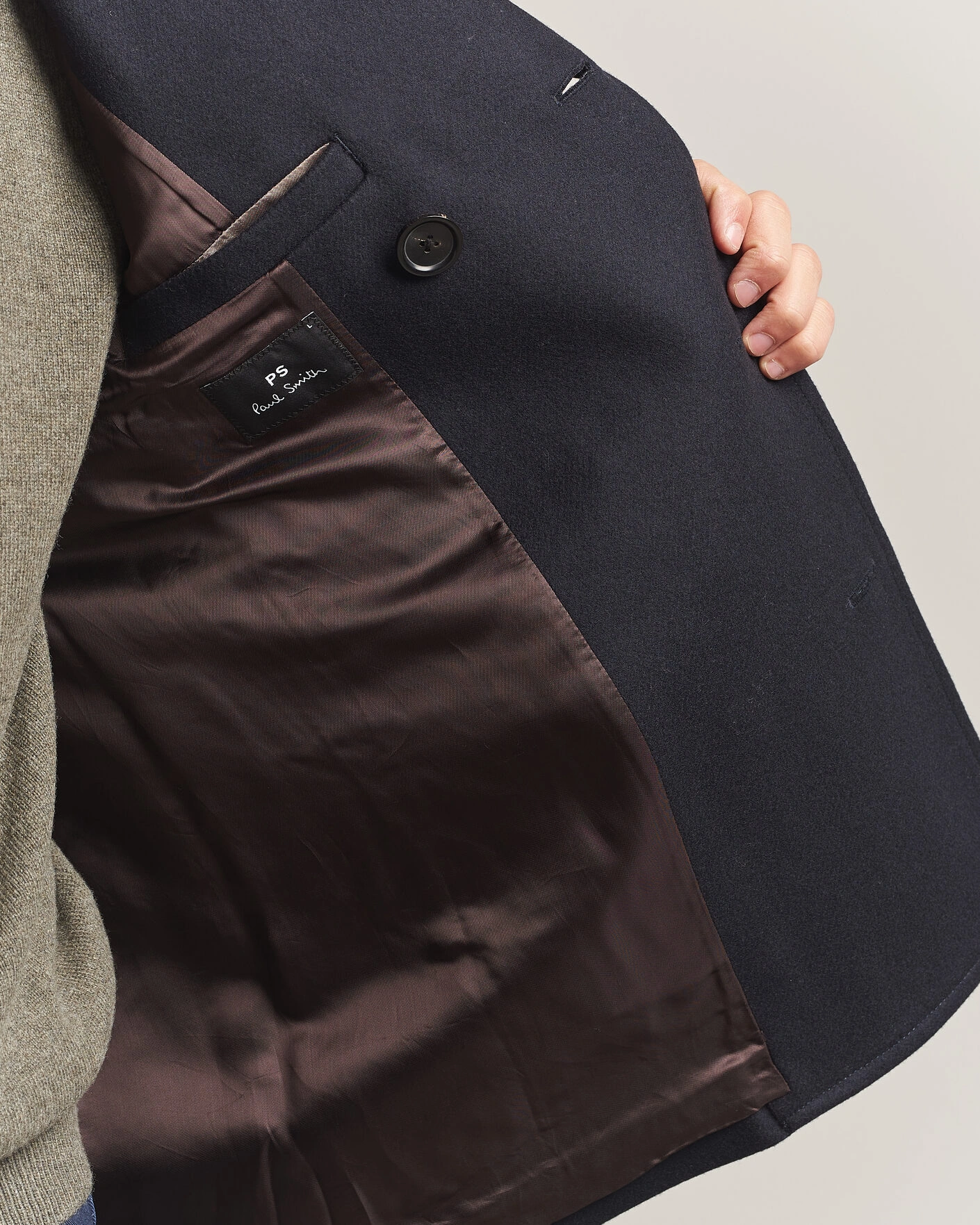 Herr | Jackor | PS Paul Smith | Wool Peacoat Navy