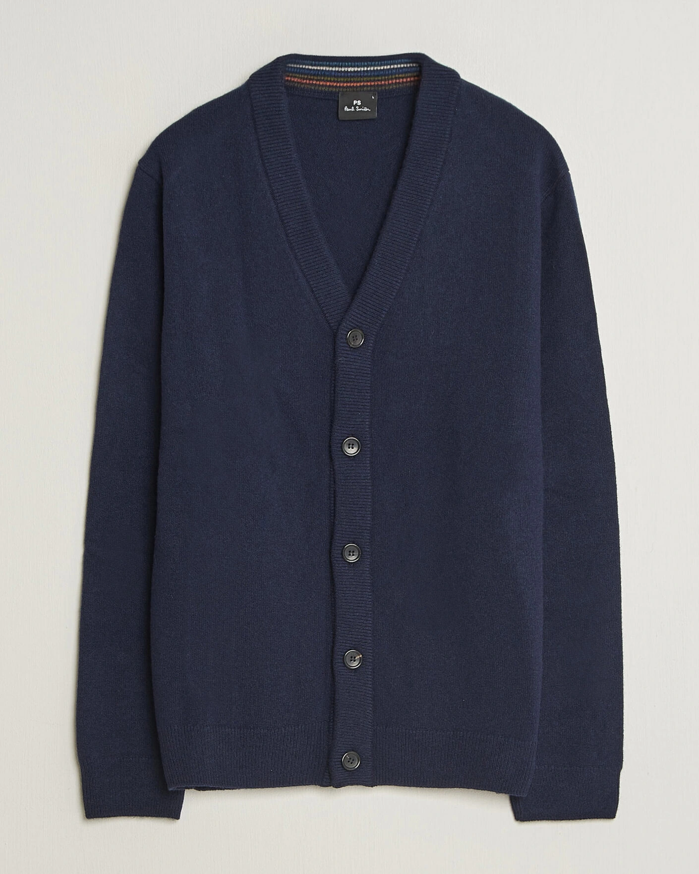Herr | Tröjor | PS Paul Smith | Wool Knitted Cardigan Navy