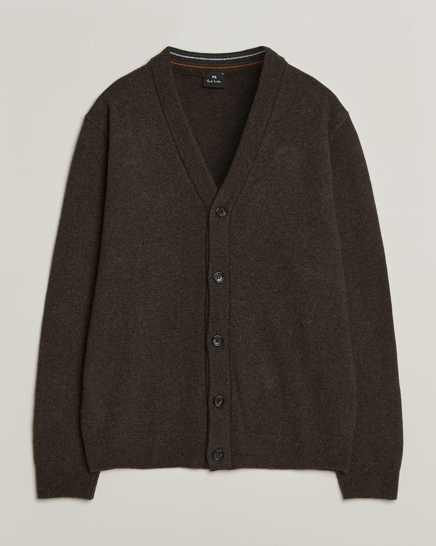 Herr | Tröjor | PS Paul Smith | Wool Knitted Cardigan Brown