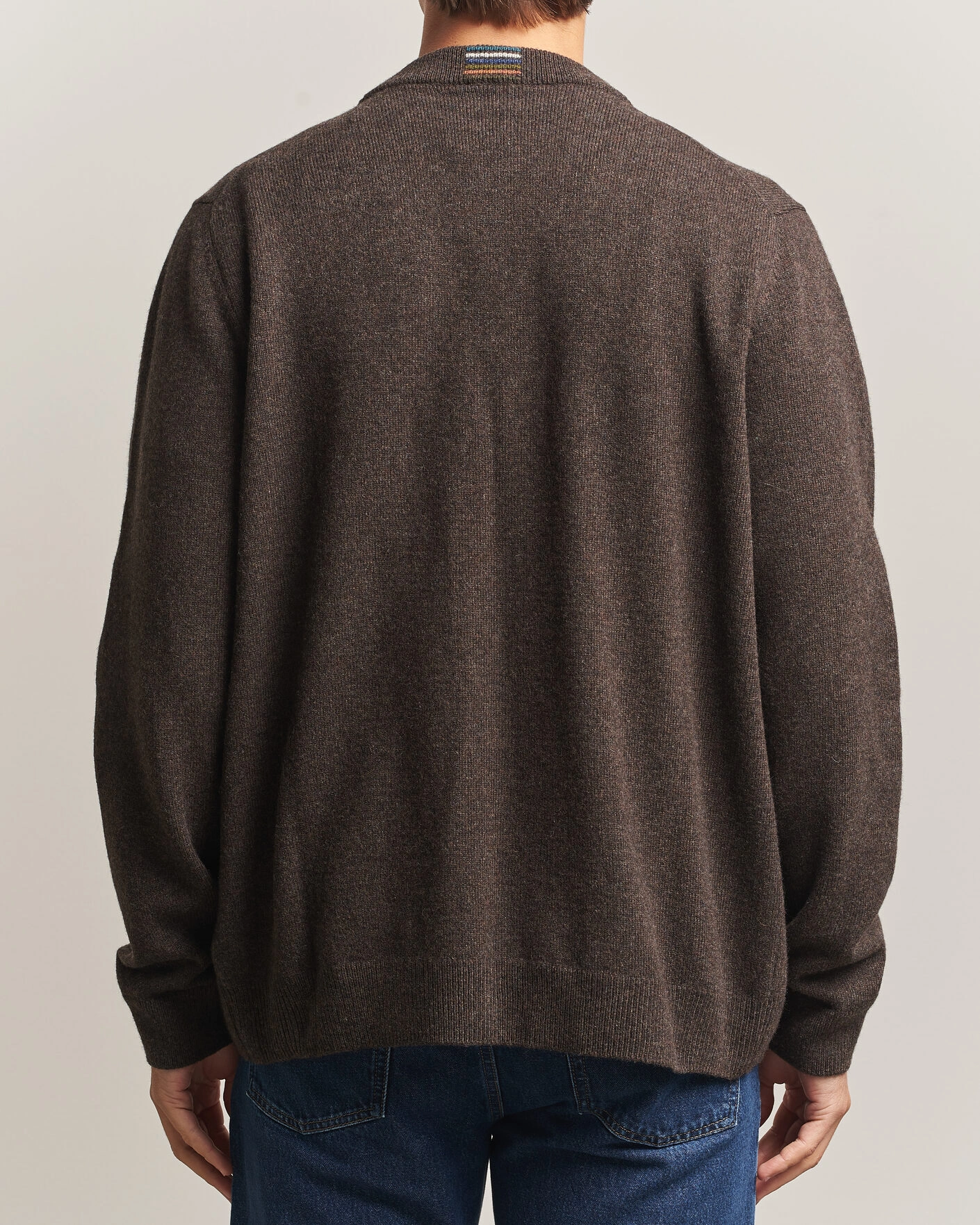 Herr | Tröjor | PS Paul Smith | Wool Knitted Cardigan Brown